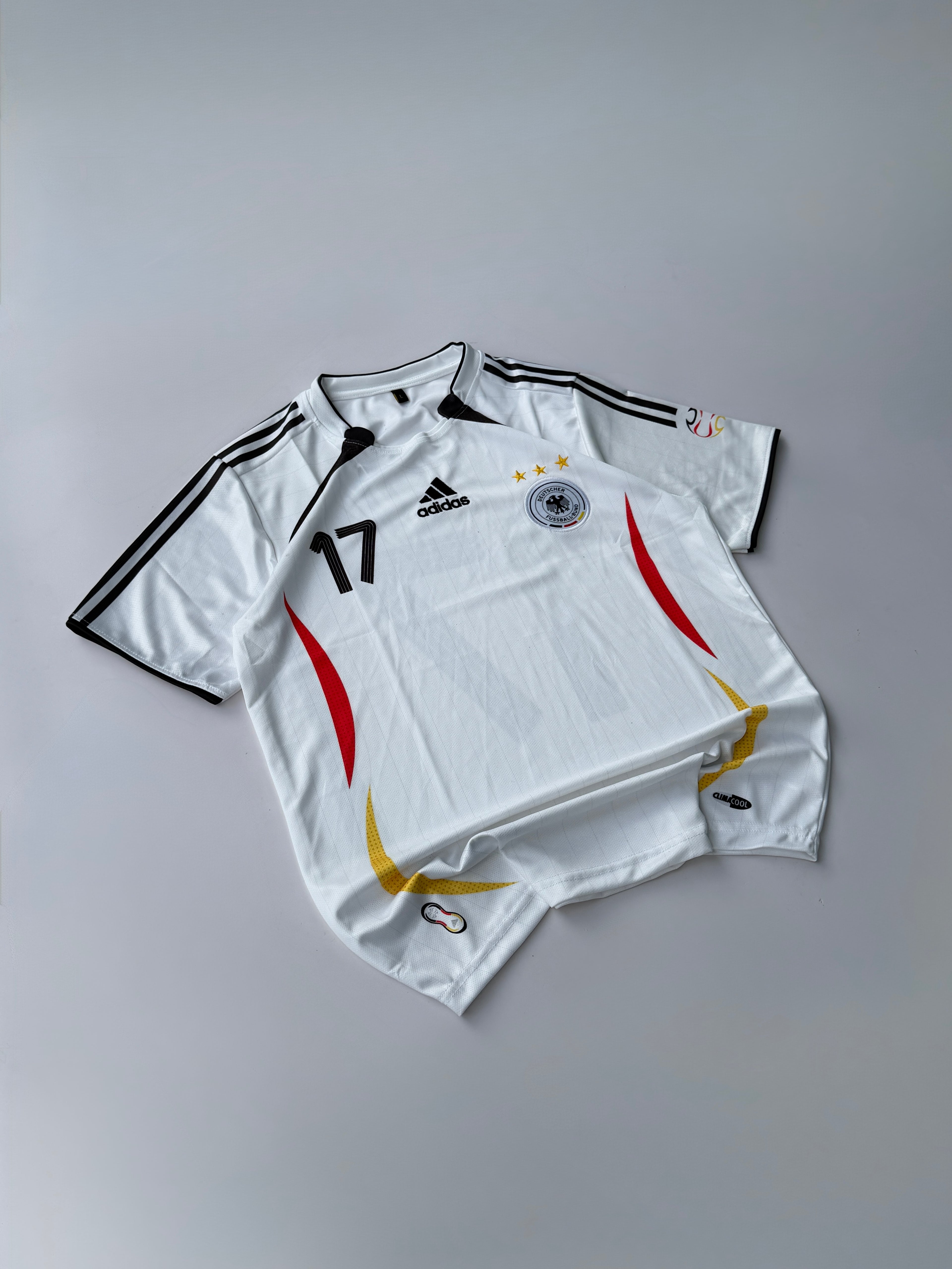OZIL 17 GERMANY 2006 RETRO WORLD CUP HOME KIT EMBROIDERY