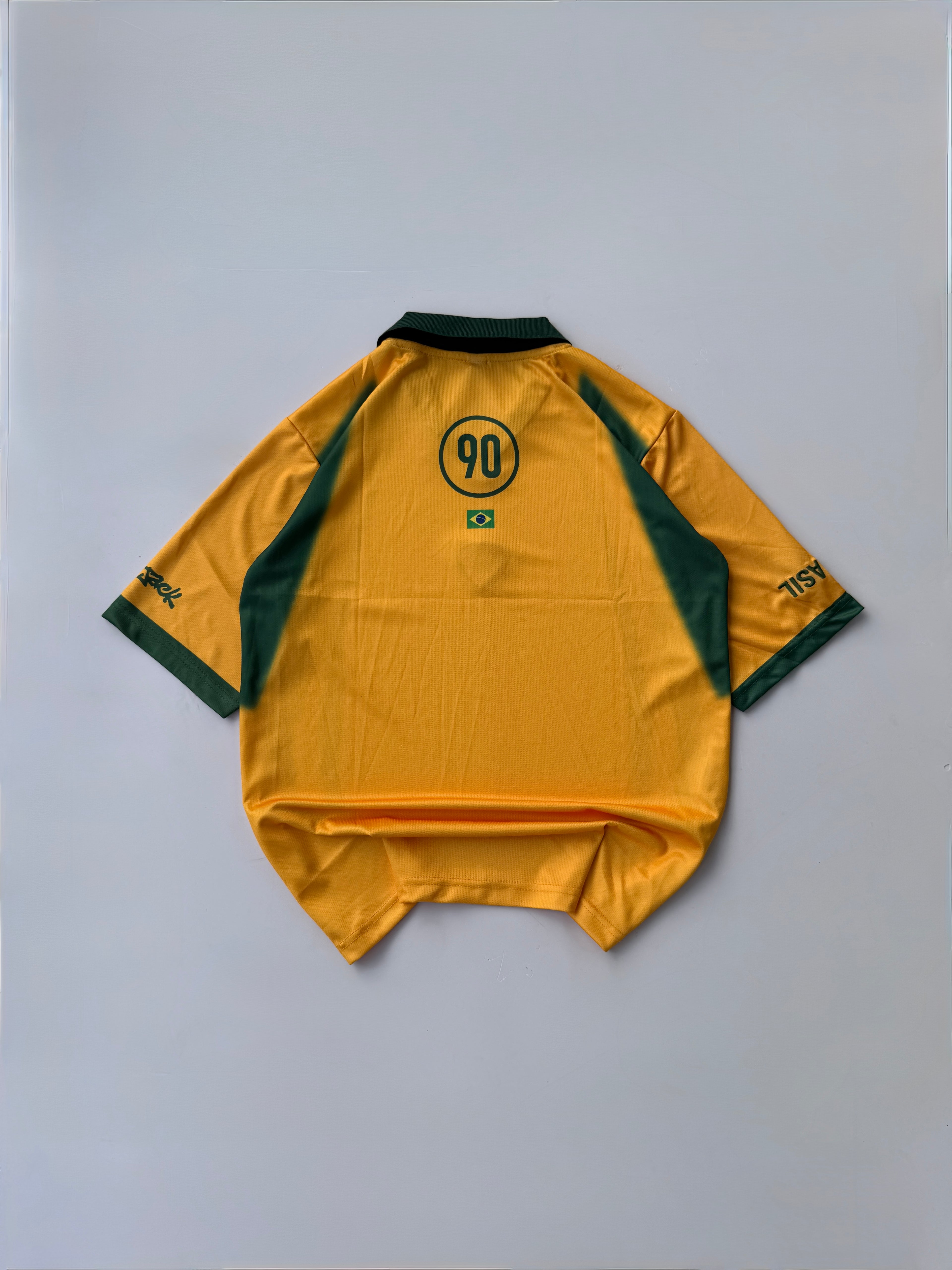 NO NAME BRAZIL CACTUS X NIKE T90 VINTAGE  FIVE SLEEVE EMBROIDERY POLO