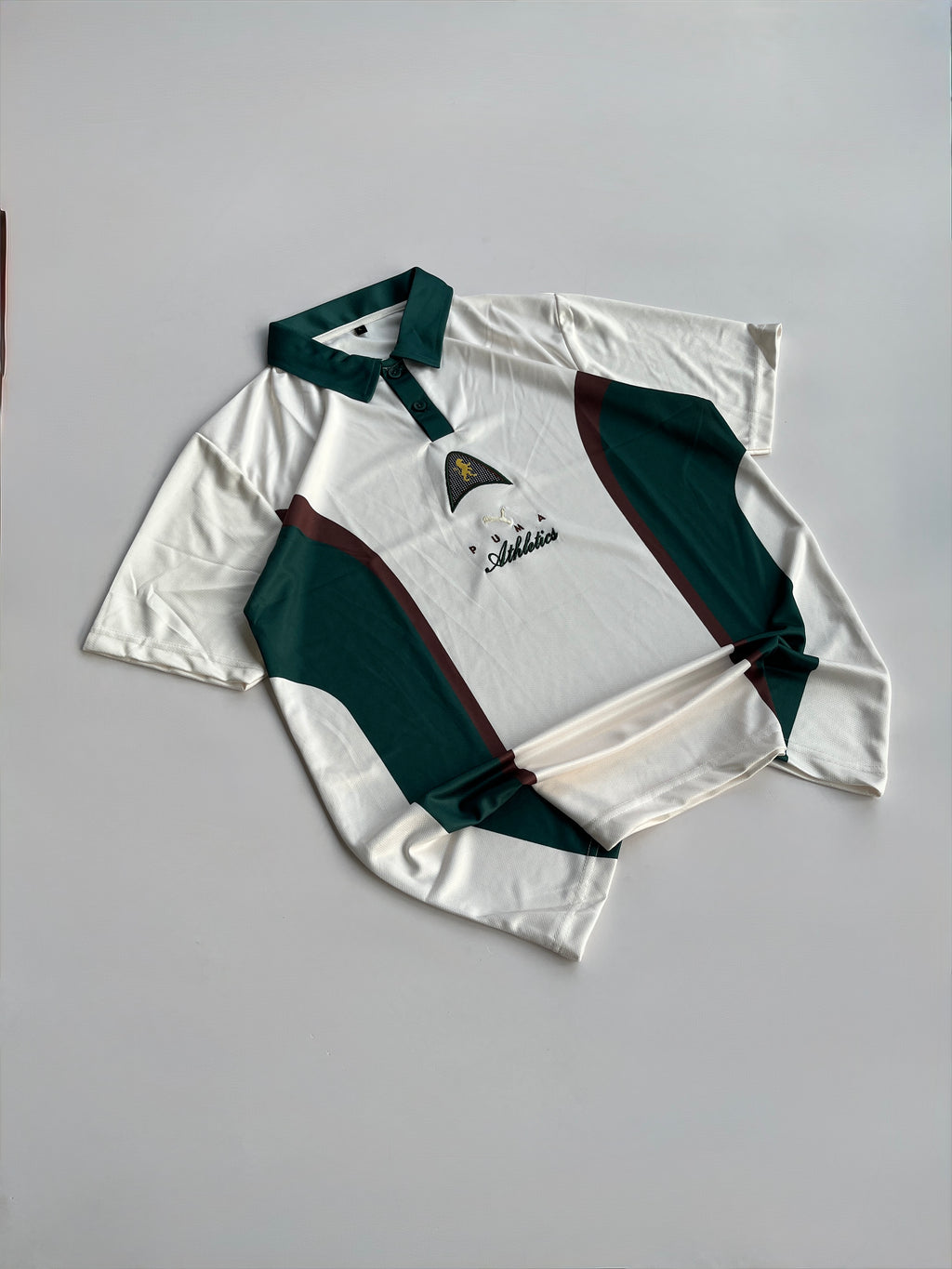 NO NAME PUMA PLAYERS LANE MENS VINTAGE JERSEY EMBROIDERY POLO