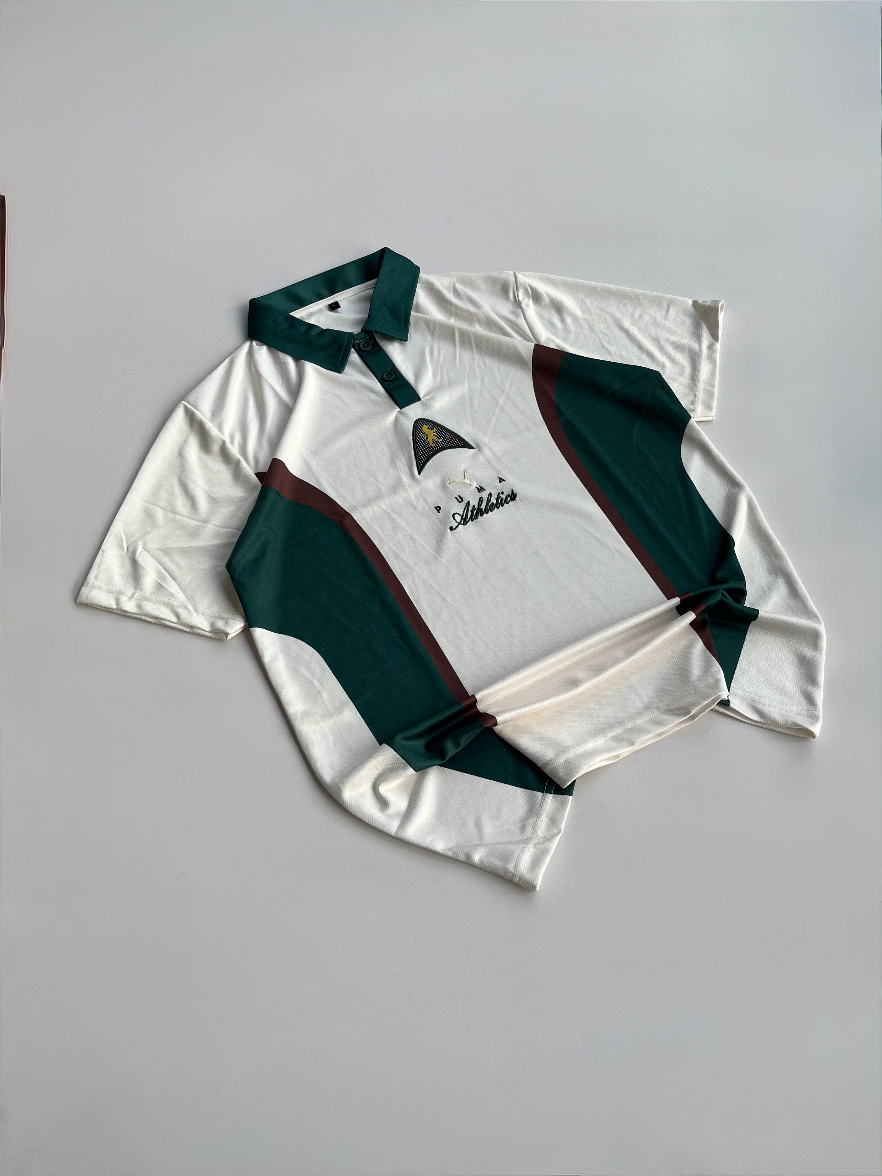 NO NAME PUMA PLAYERS LANE MENS VINTAGE JERSEY EMBROIDERY POLO