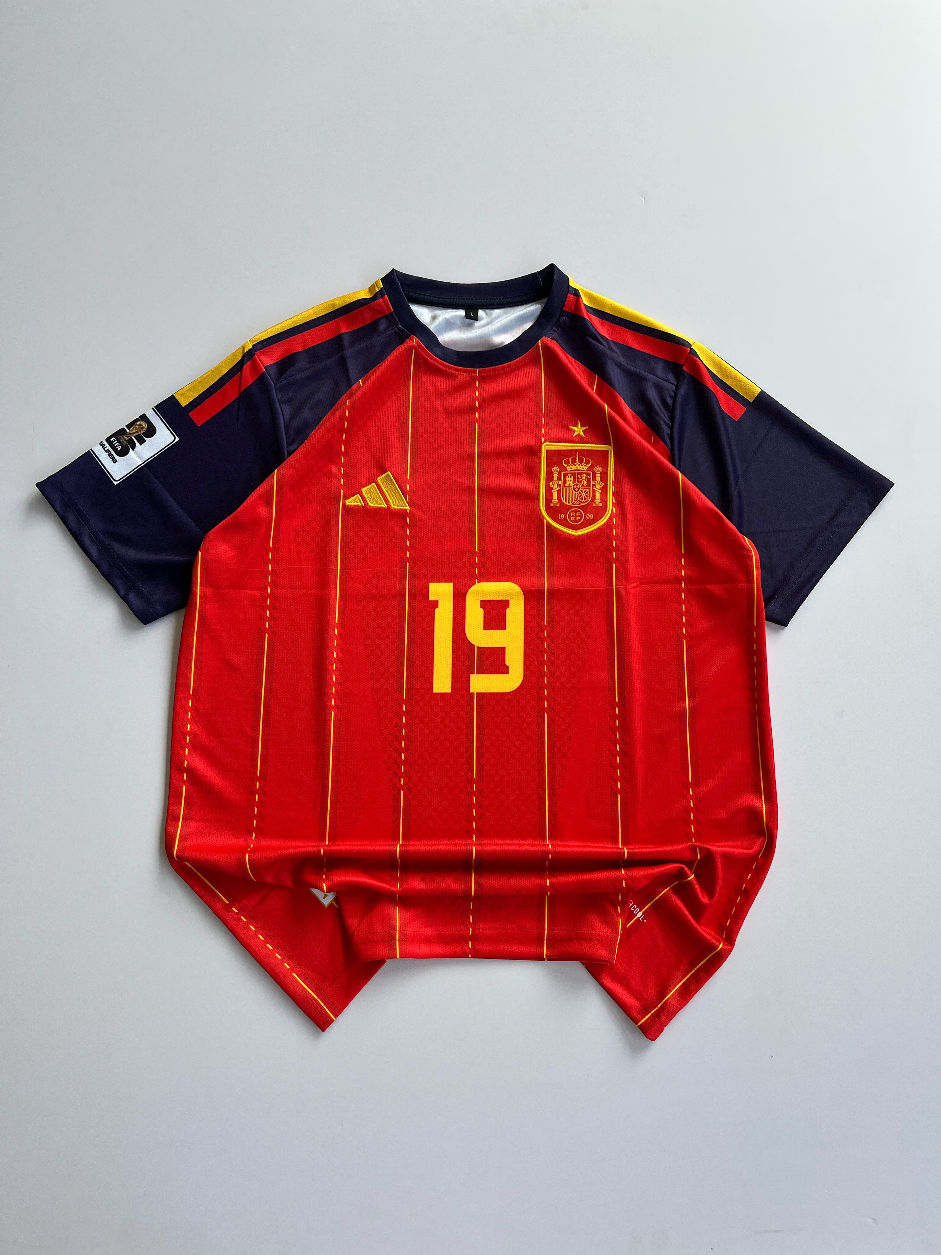 LAMINE YAMAL 19 SPAIN WORLD CUP HOME KIT 2026
EMBROIDERY