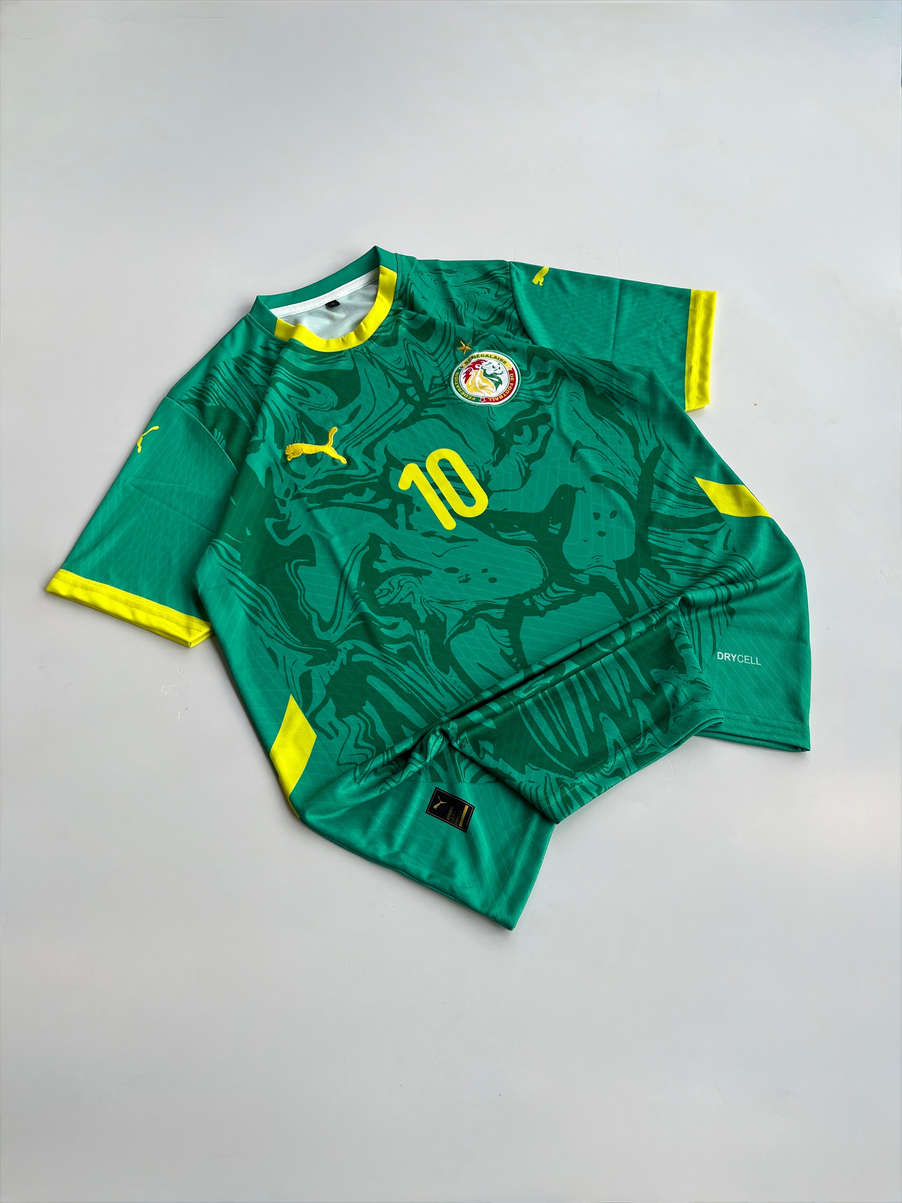 SADIO MANE 10 SENEGEL 2025 MENS AWAY KIT EMBROIDERY