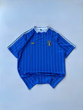 NO NAME ITALY VINTAGE STYLE STRIP JERSEY EMBROIDERY