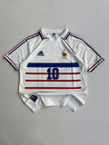 ZINEDINE ZIDANE 10 FRANCE WORLD CUP KIT RETRO 1998 AWAY  KIT EMBROIDERY