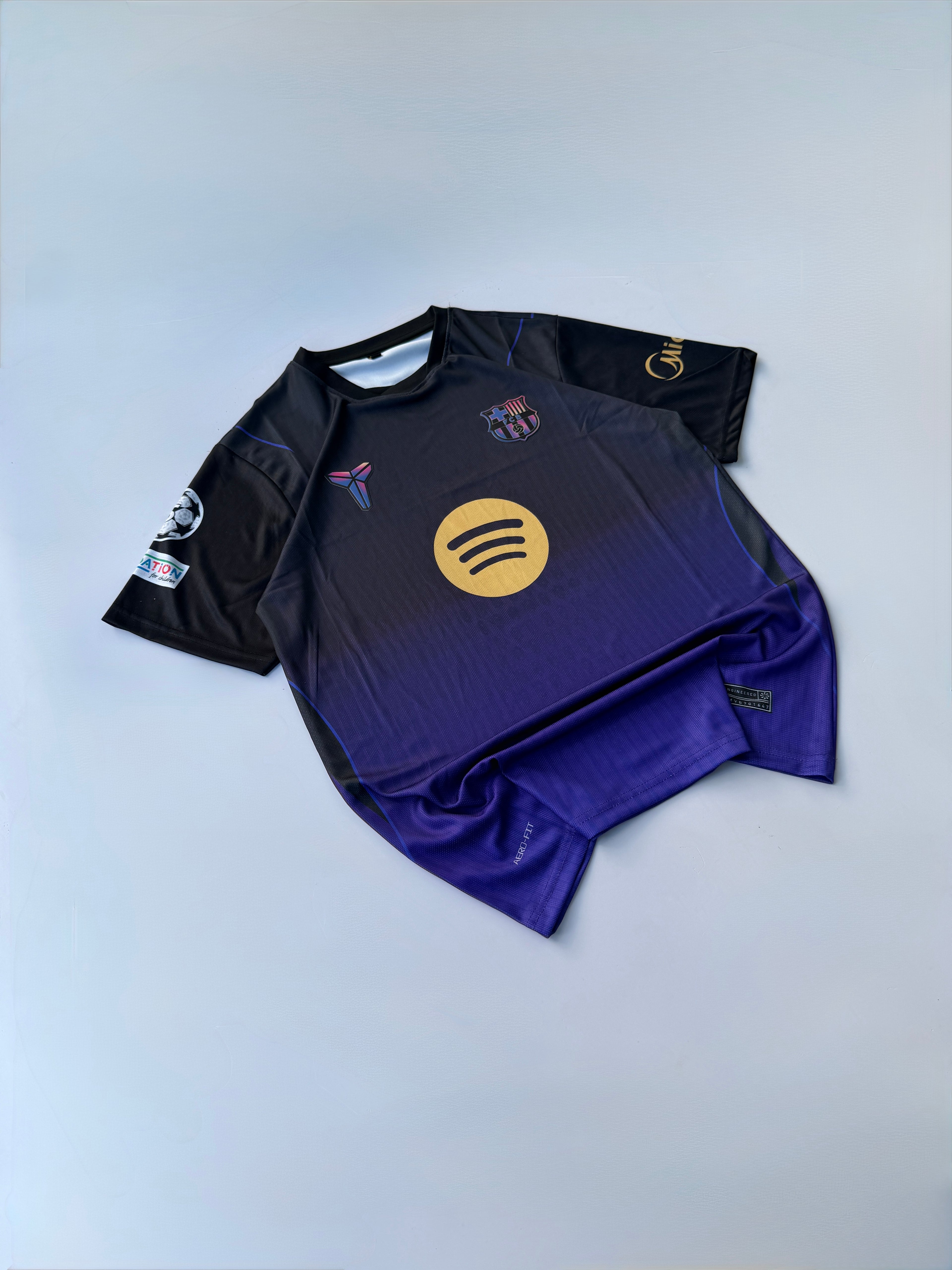 CUBARSI 5 BARCELONA 2026/27 AWAY KIT 3D SILICONE HEAT PRESS LOGO