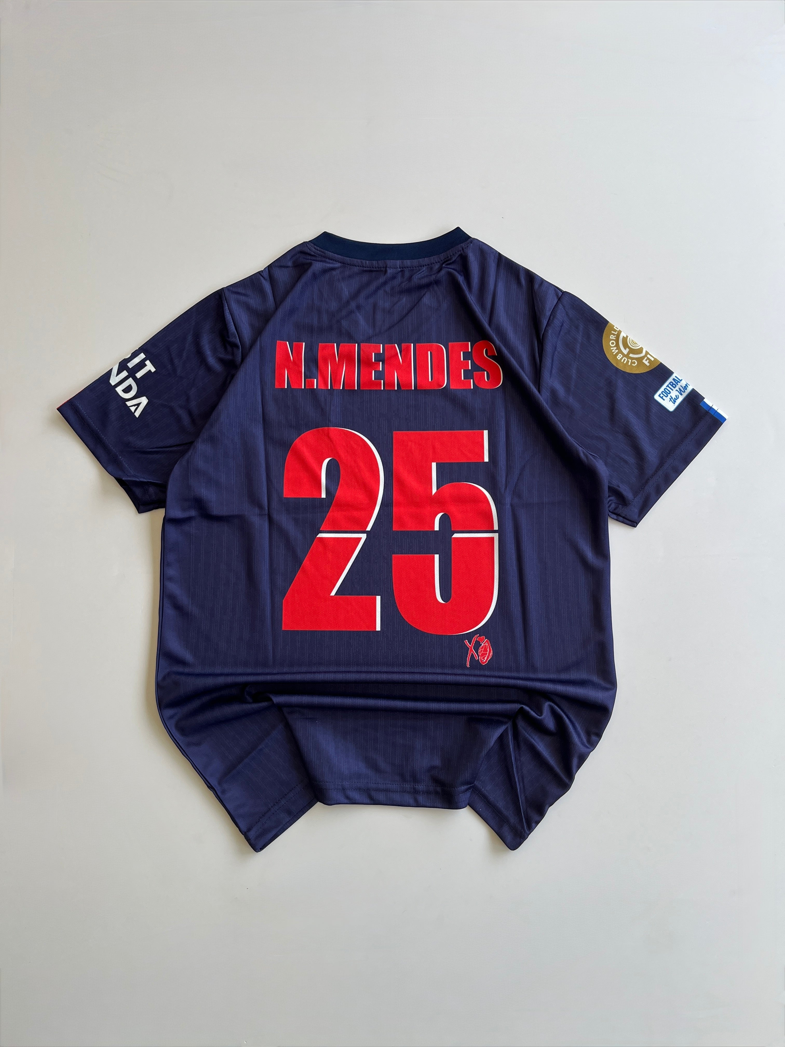 MENDES 25 PSG 2025/26 HOME KIT EMBROIDERY