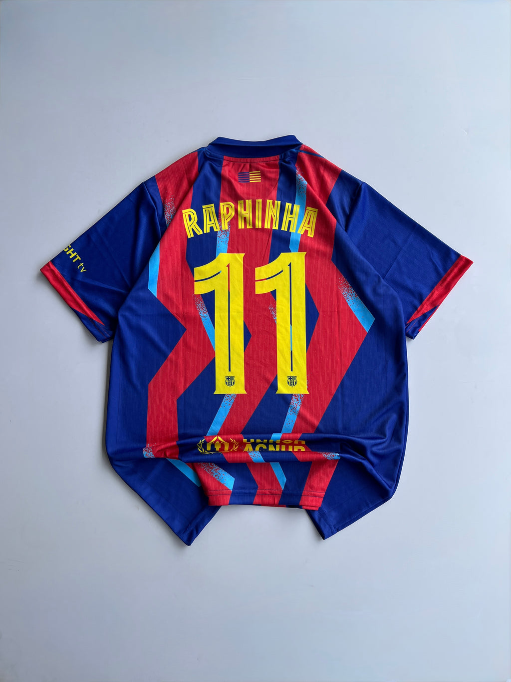 RAPHINHA 11 BARCELONA 2025/26 FOURTH KIT “EL CLASSICO” TRIBUTE EDITION KIT EMBROIDERY