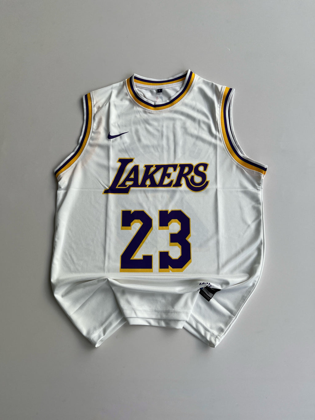 LEBRON JAMES 23 NIKE NBA JERSEY WHITE SUBLIMATION