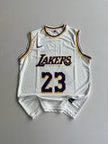 LEBRON JAMES 23 NIKE NBA JERSEY WHITE SUBLIMATION