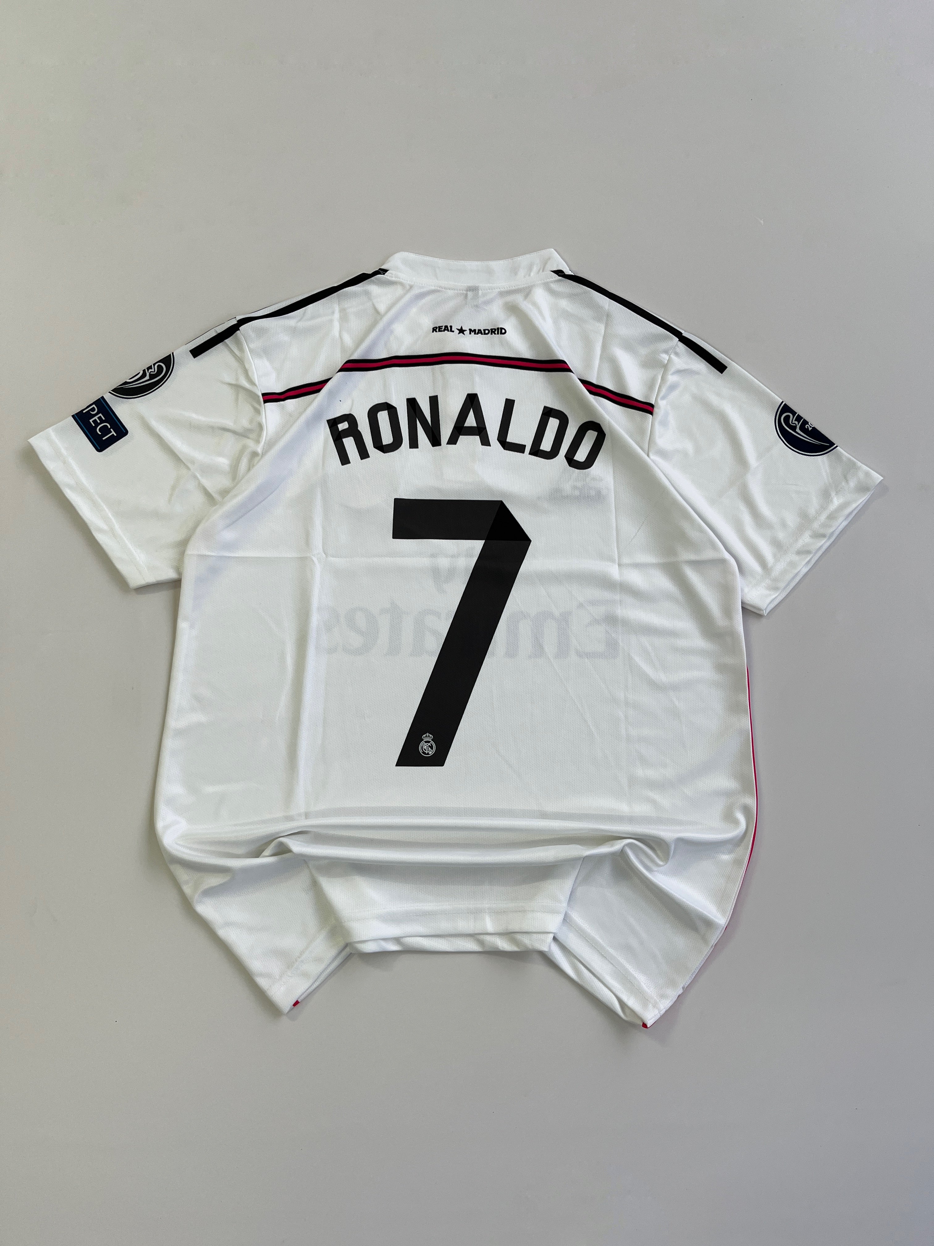 RONALDO 7 REAL MADRID 2014/15 HOME KIT EMBROIDERY