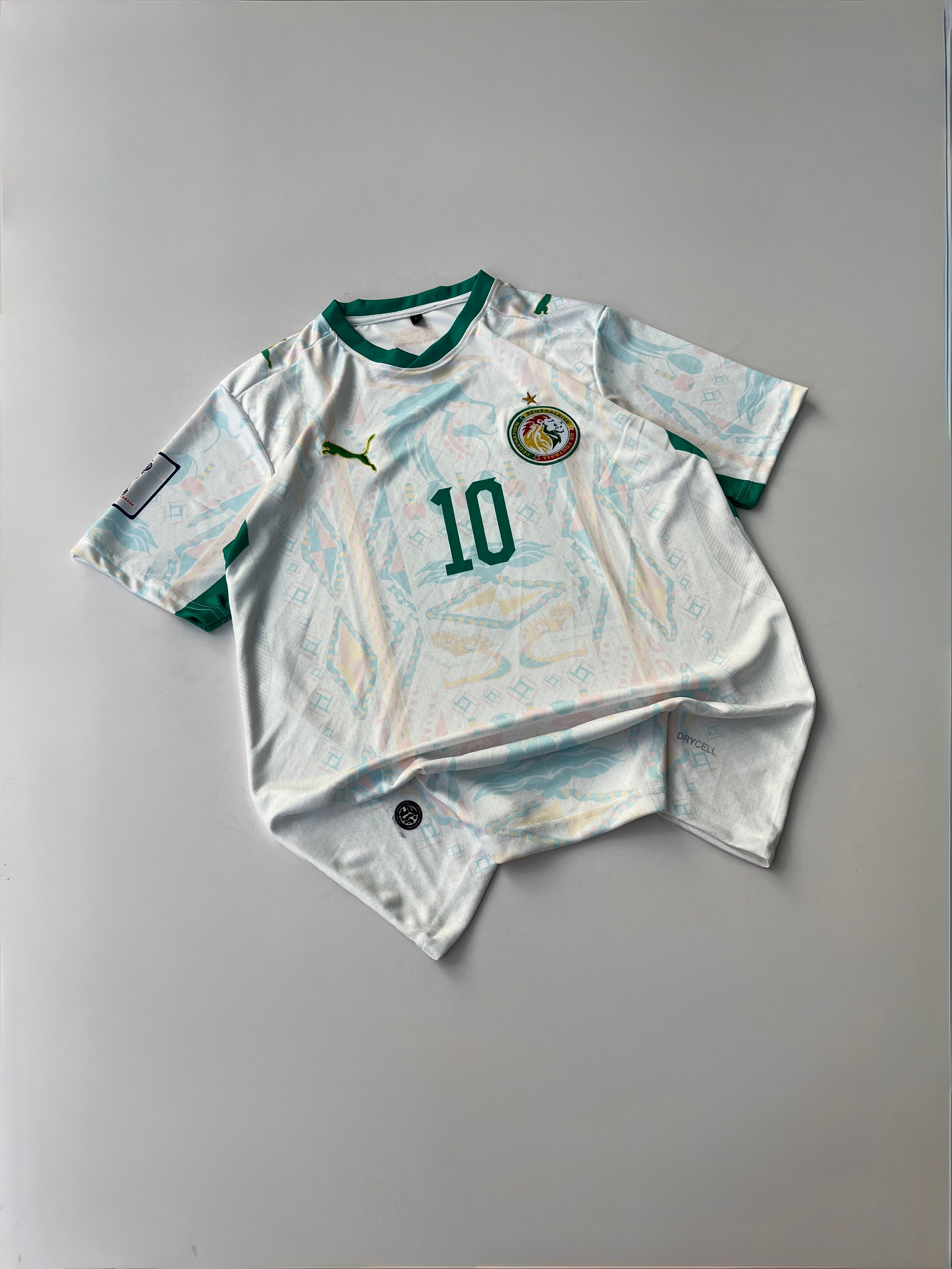 SADIO MANE 10 SENEGAL 25/26 WORLD CUP HOME KIT EMBROIDERY