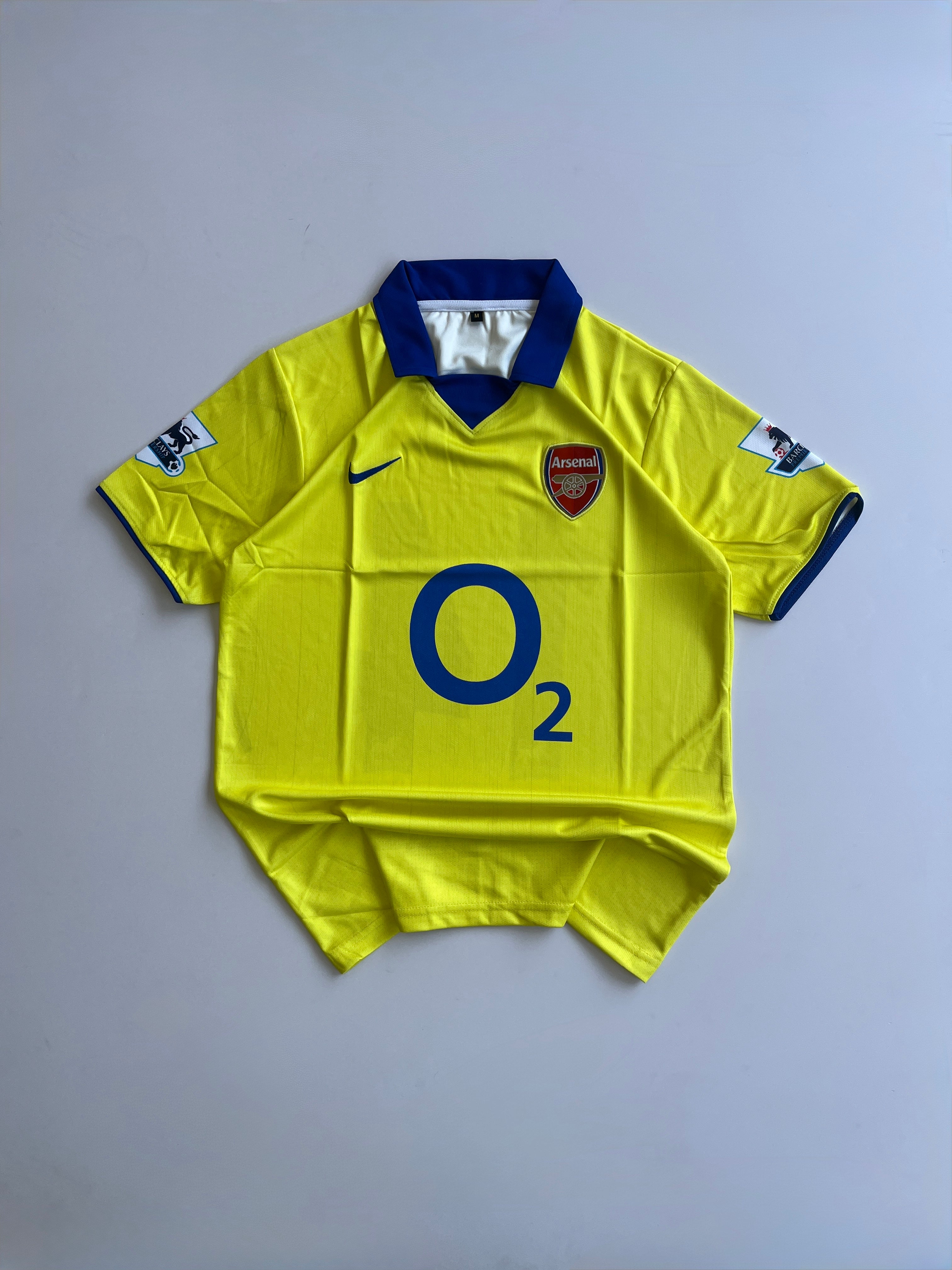 HENRY 14 ARSENAL 2003/04 RETRO AWAY KIT EMBROIDERY POLO
