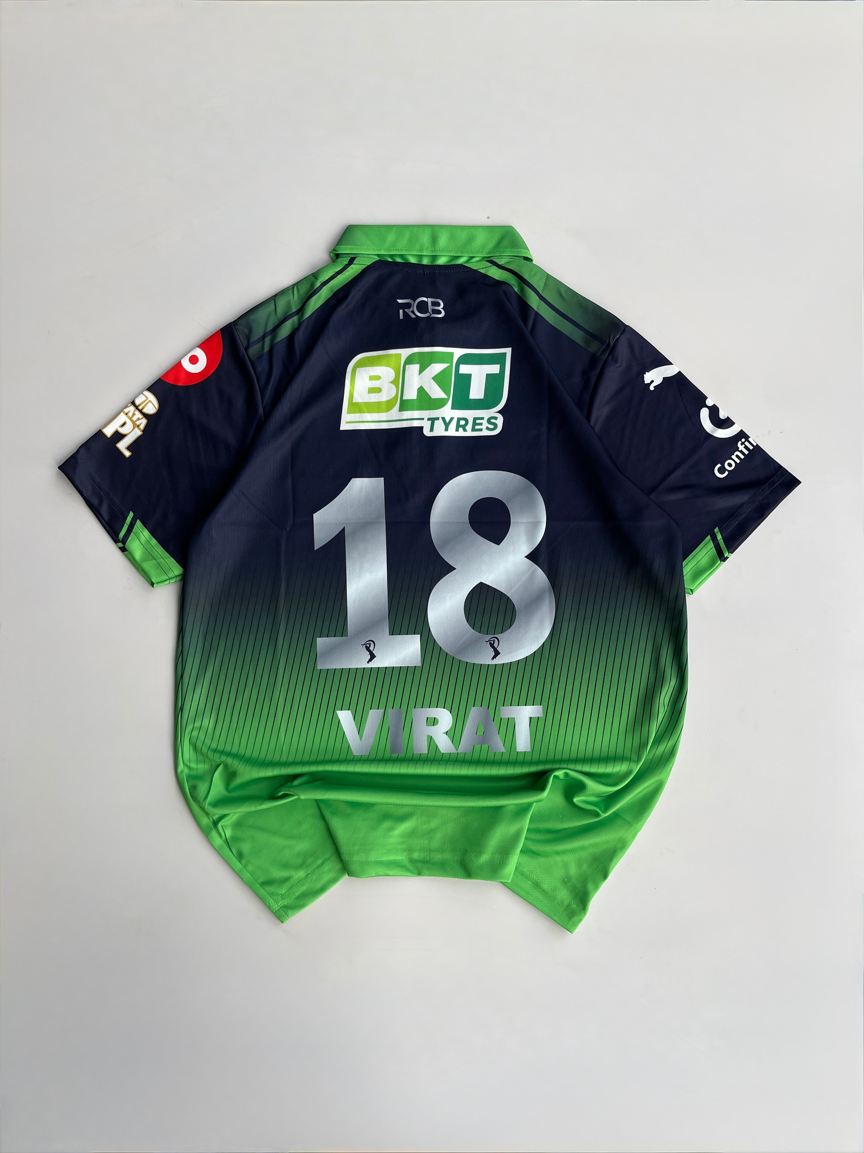 VIRAT KOHLI 18 ROYAL CHALLENGERS BANGLORE 2026 SEASON EMBROIDERY JERSEY POLO