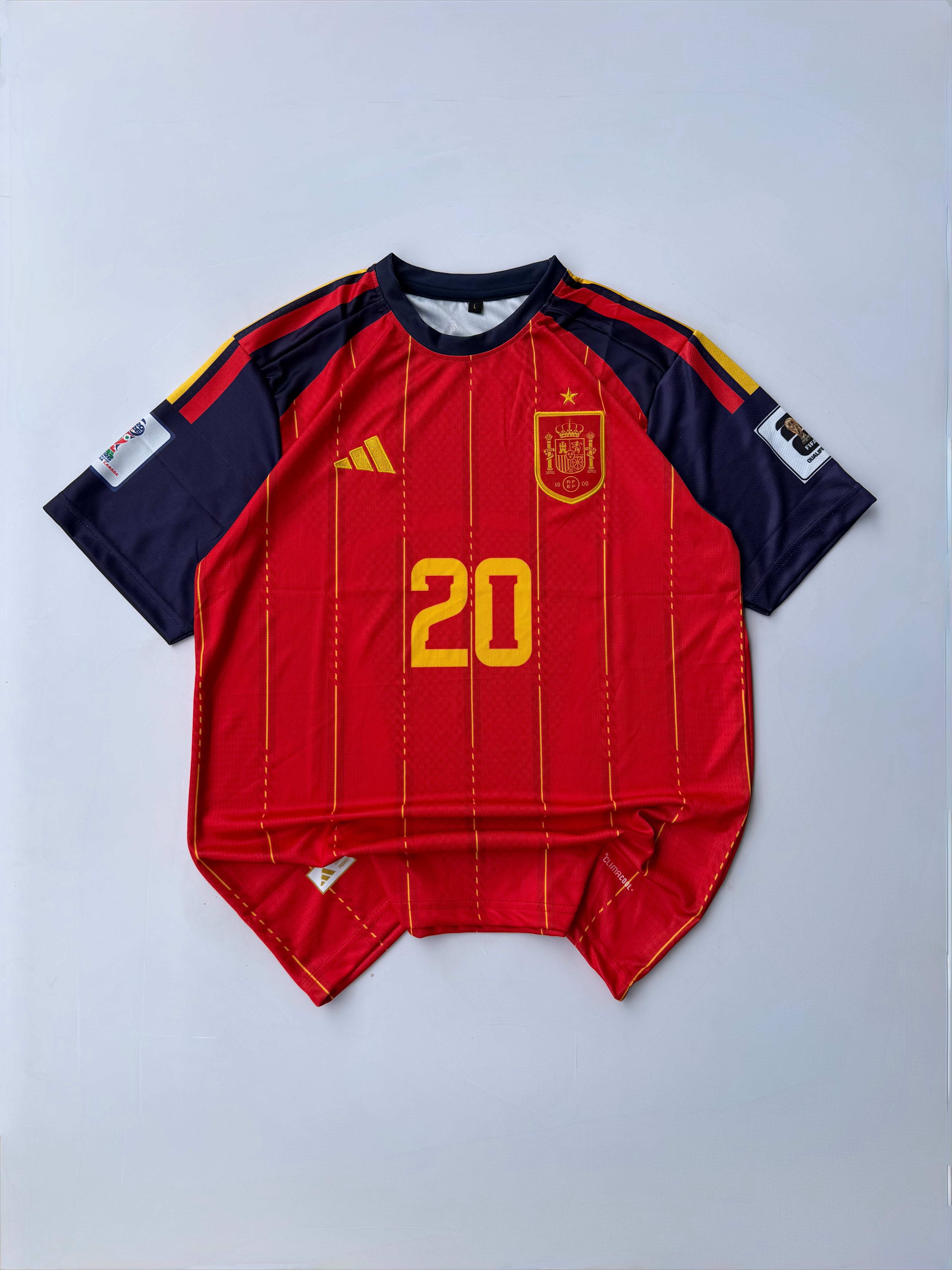 PEDRI 20 SPAIN WORLD CUP HOME KIT 2026
EMBROIDERY