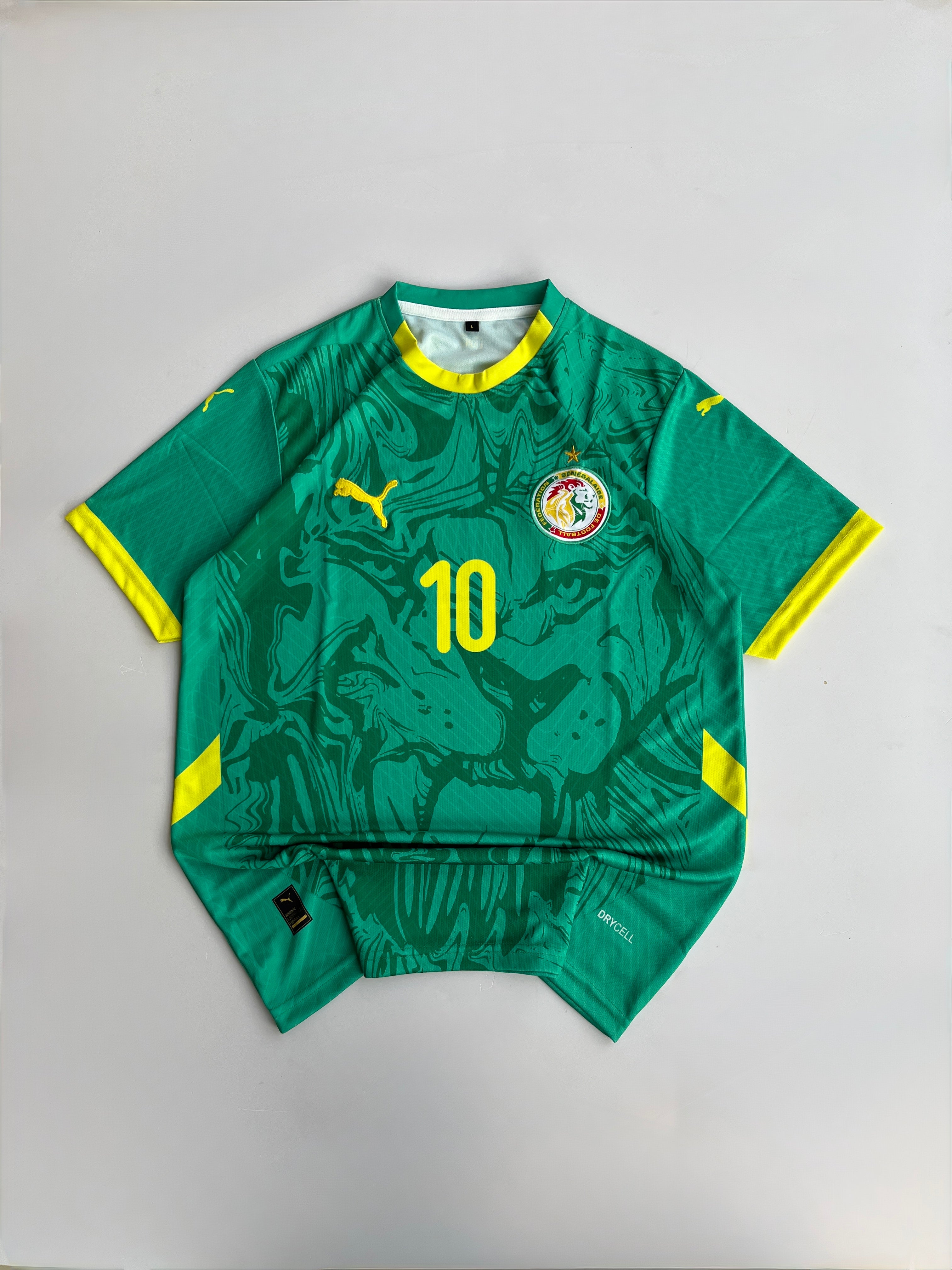 SADIO MANE 10 SENEGEL 2025 MENS AWAY KIT EMBROIDERY