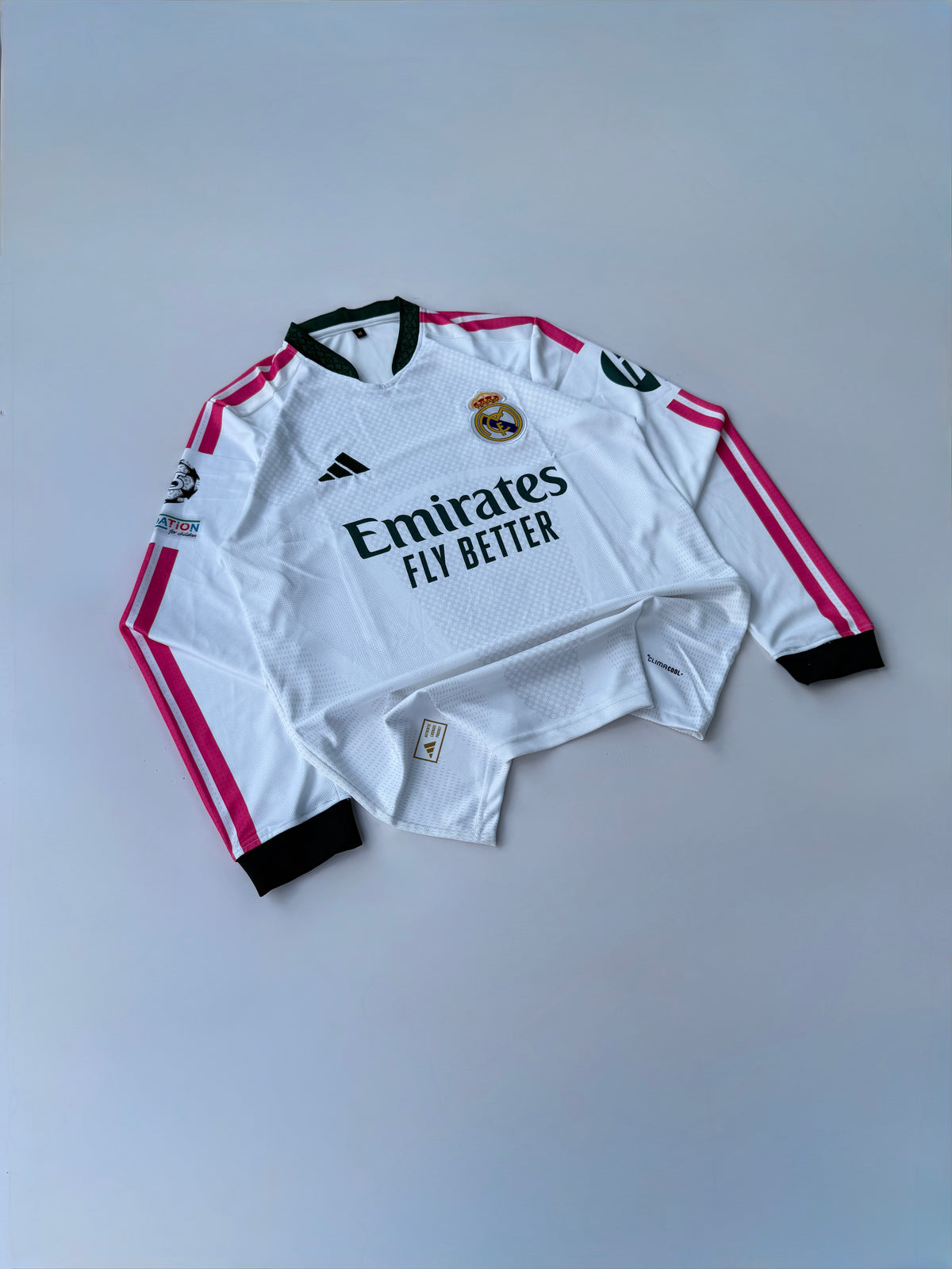BELLINGHAM 5 REAL MADRID 2026/27 HOME KIT FULL SLEEVE EMBROIDERY