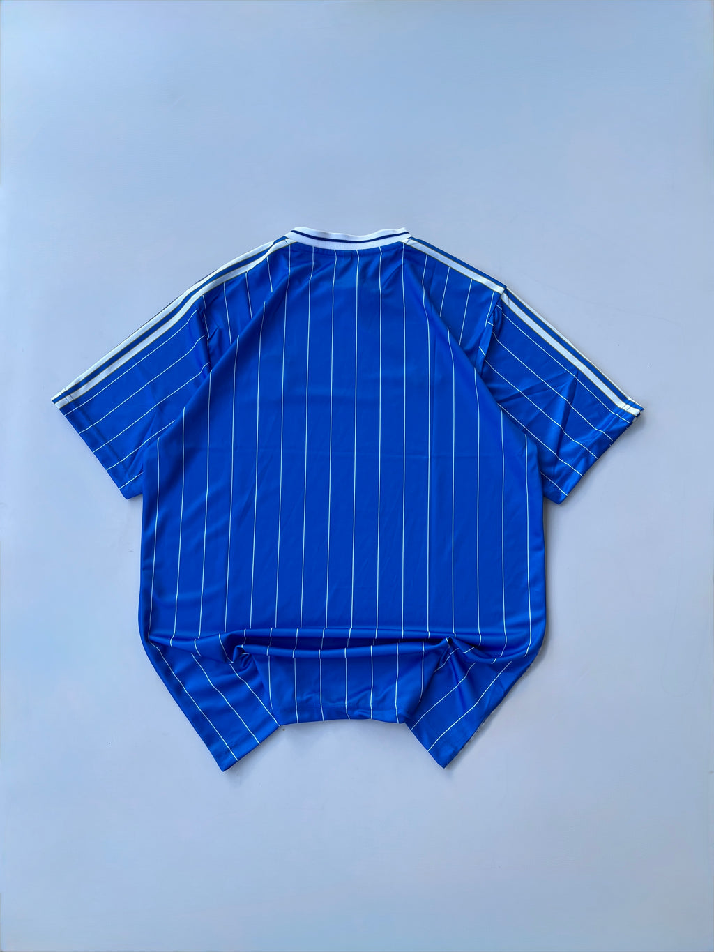 NO NAME ITALY VINTAGE STYLE STRIP JERSEY EMBROIDERY