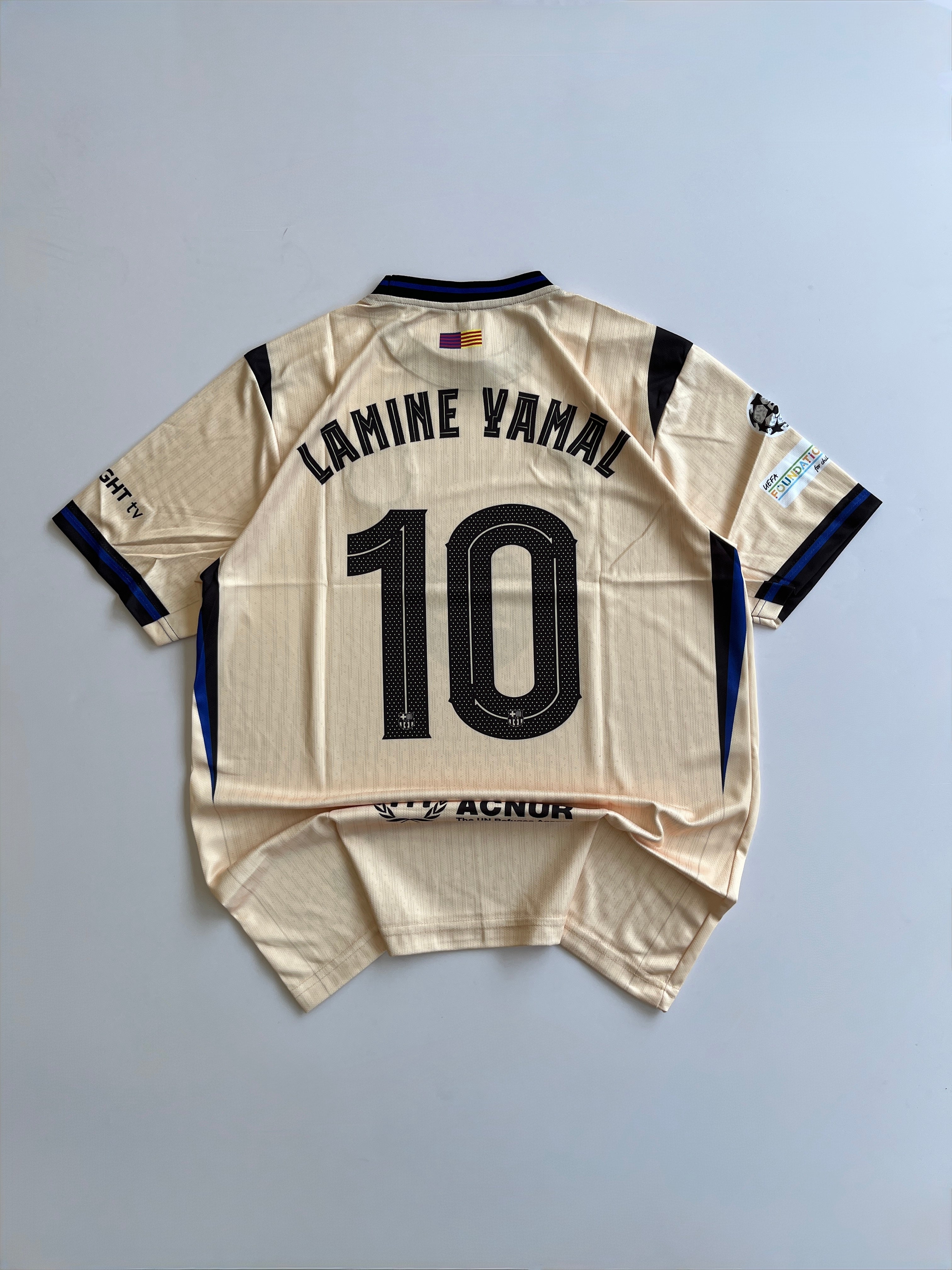 YAMAL 10 BARCELONA 2025/26 NEW SEASON AWAY  KIT EMBROIDERY