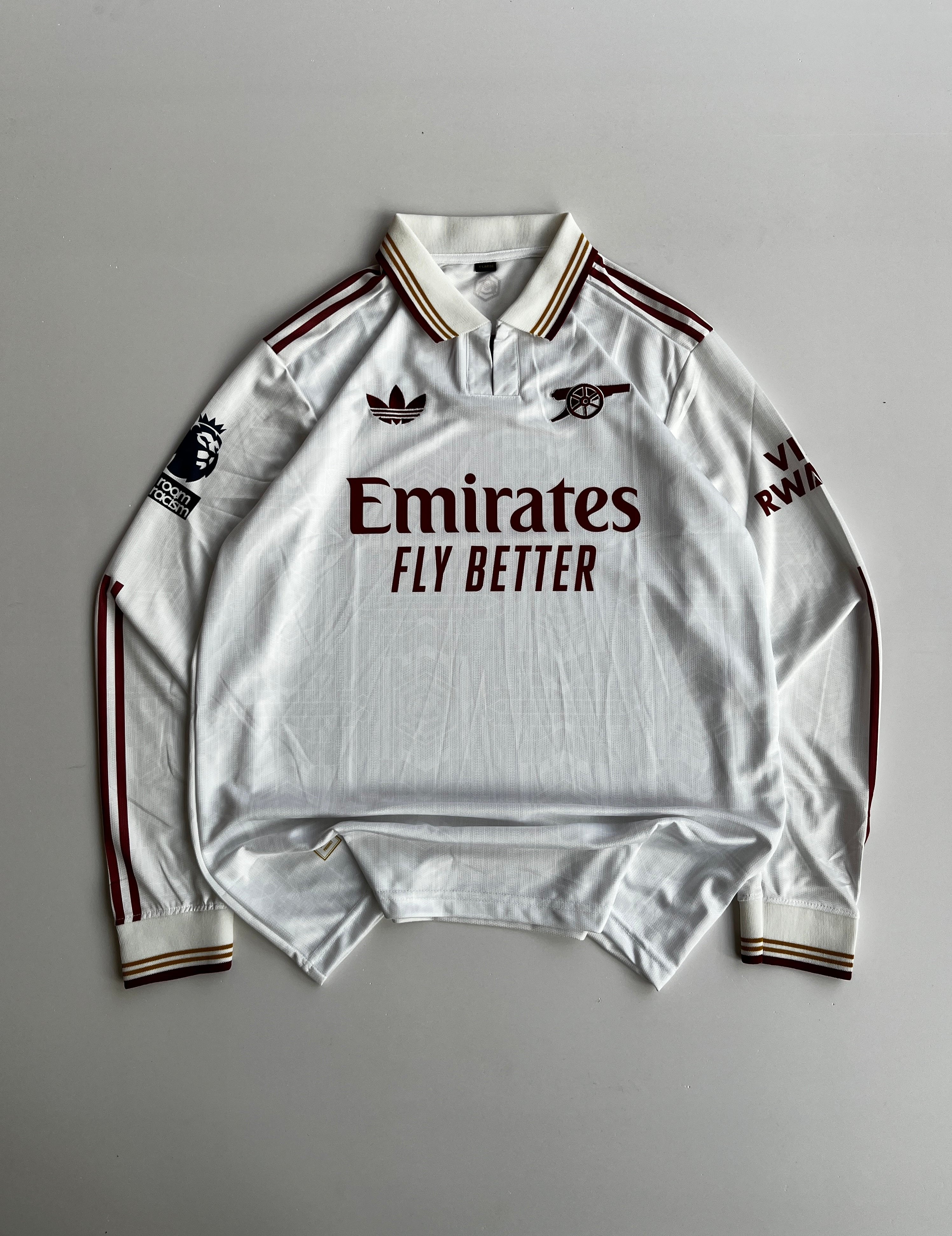 NO NAME ARSENAL 2025/26 HOME KIT EMBROIDERY FULL SLEEVE