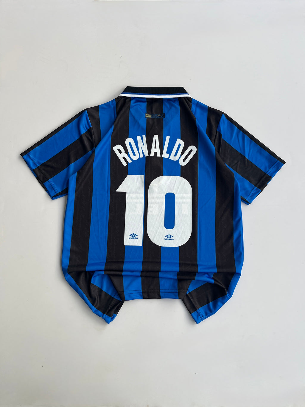RONALDO 10 INTERMILAN. 1997-98 RETRO HOME KIT EMBROIDERY POLO