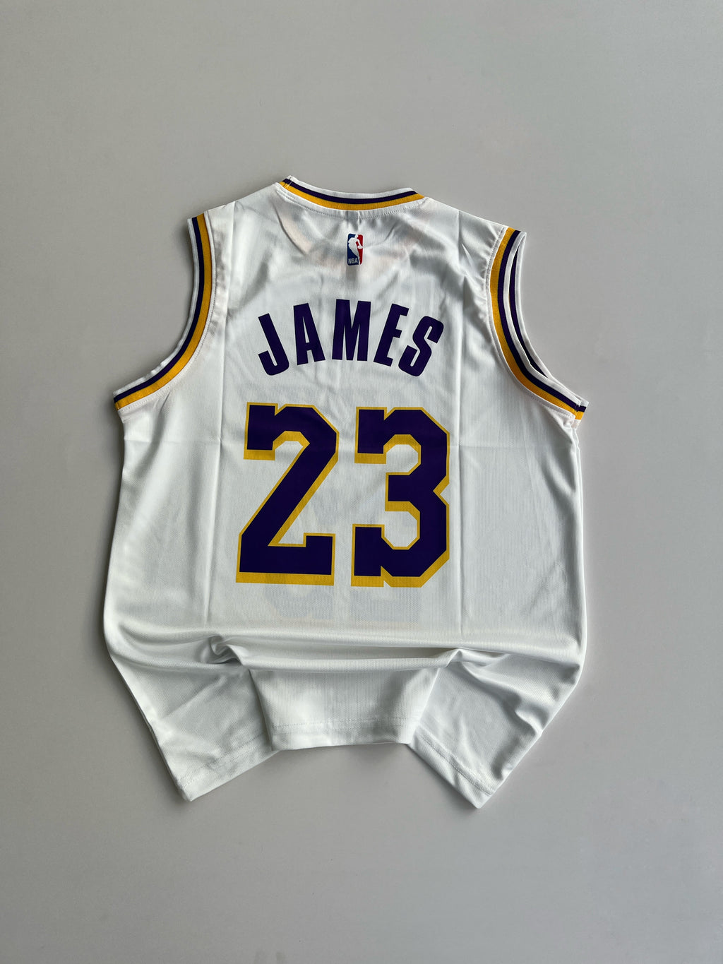 LEBRON JAMES 23 NIKE NBA JERSEY WHITE SUBLIMATION