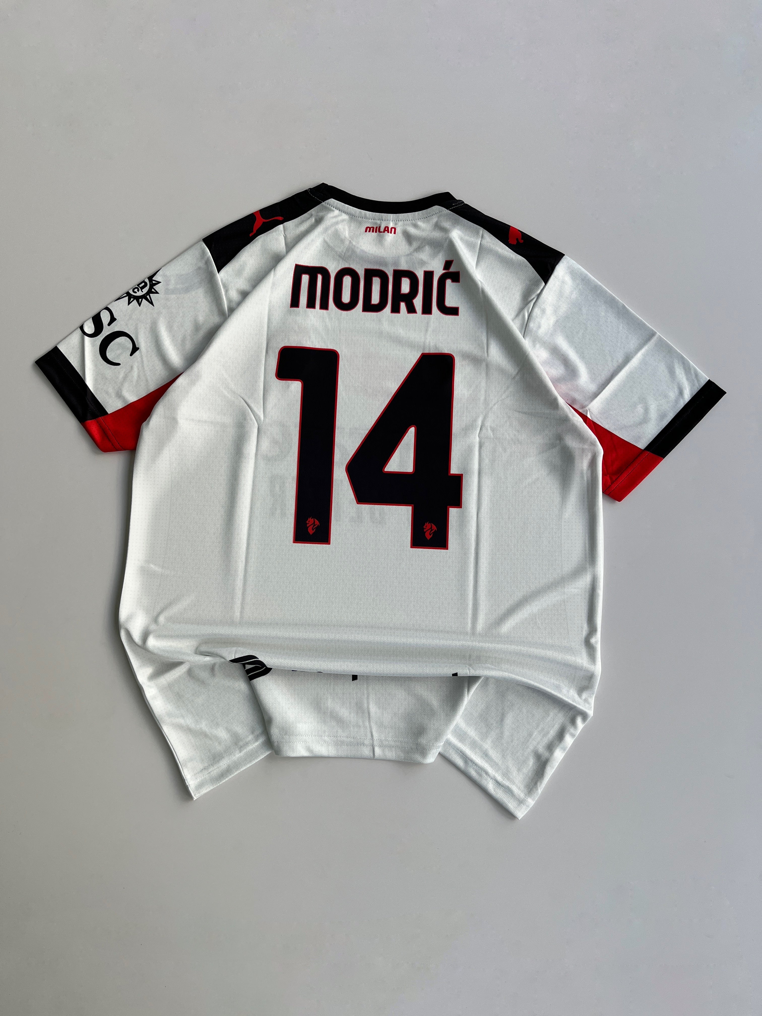 LUKA MODRIC 14 AC MILAN 25-26 THIRD KIT EMBROIDERY