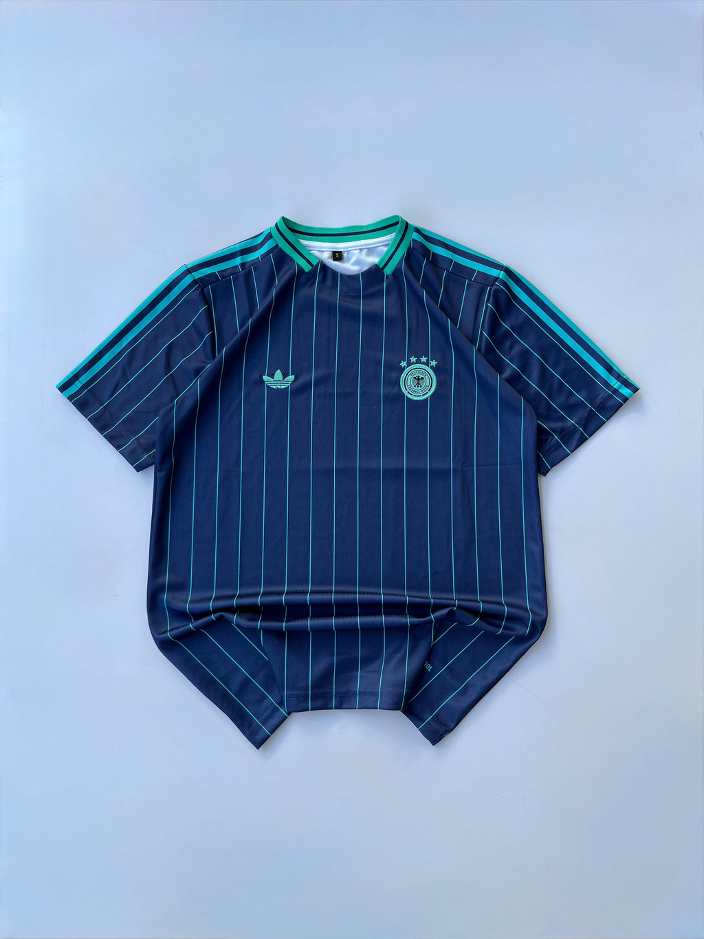 NO NAME GERMANY VINTAGE STYLE STRIP JERSEYS EMBROIDERY