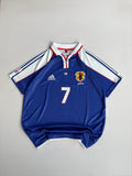 NAKATA 7 JAPAN 2000/01 RETRO HOME KIT EMBROIDERY POLO
