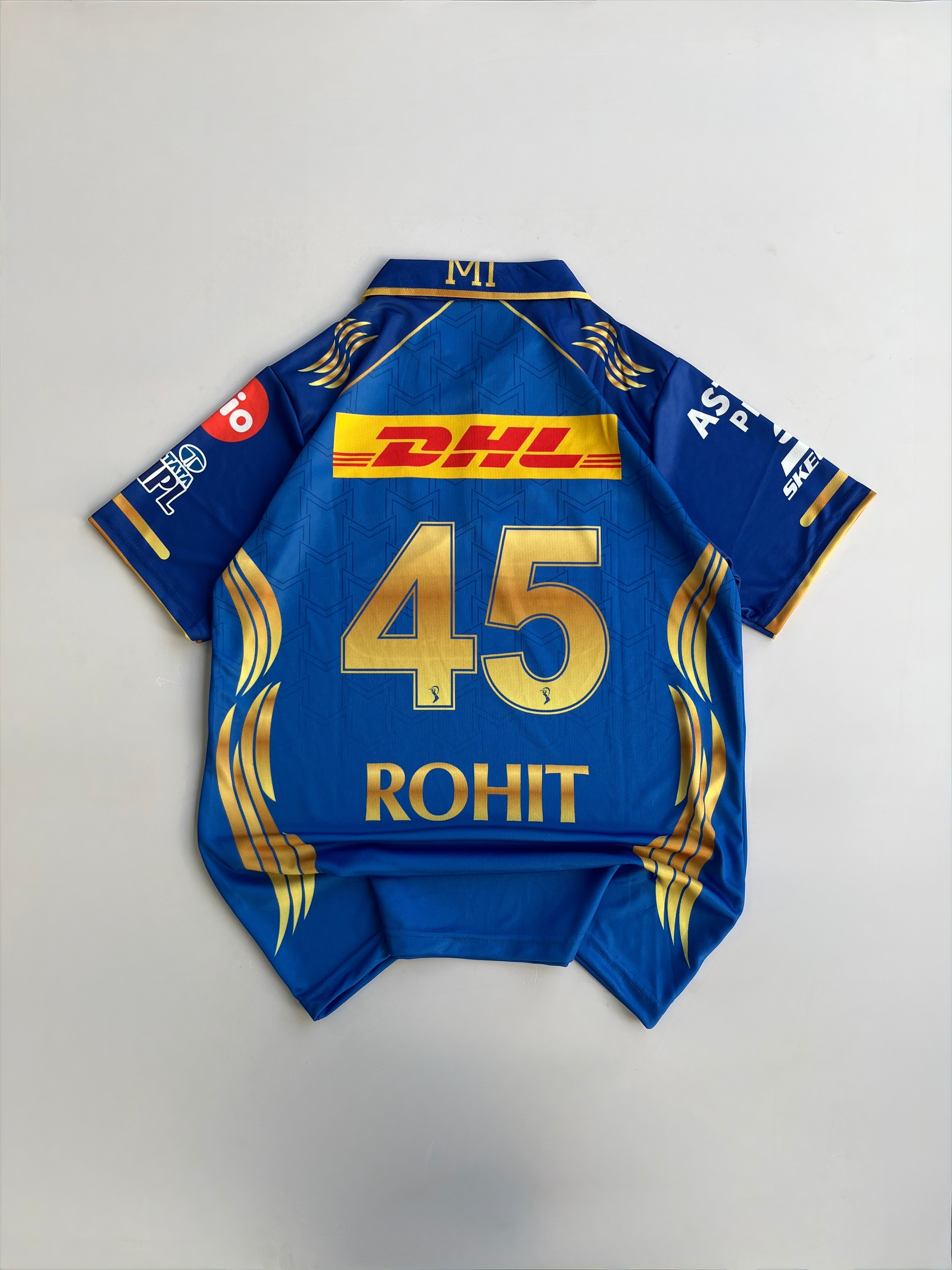 ROHIT SHARMA 45 MUMBAI INDIANS IPL 2026 KIT EMBROIDERY