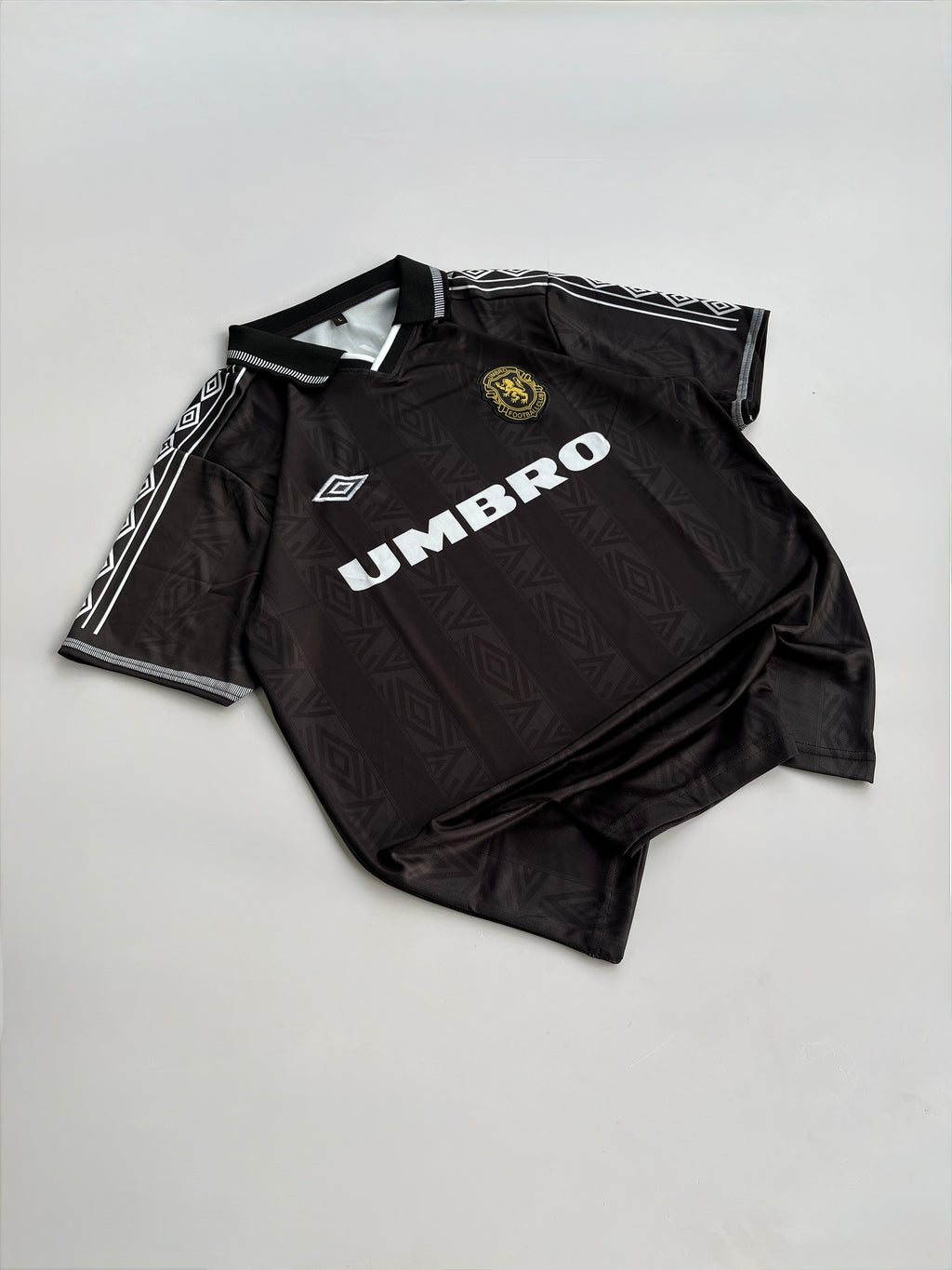 DAVID BECKHAM 7 UMBRO FOOTBALL JERSEY VINTAGE 90s-STYLE EMBROIDERY POLO