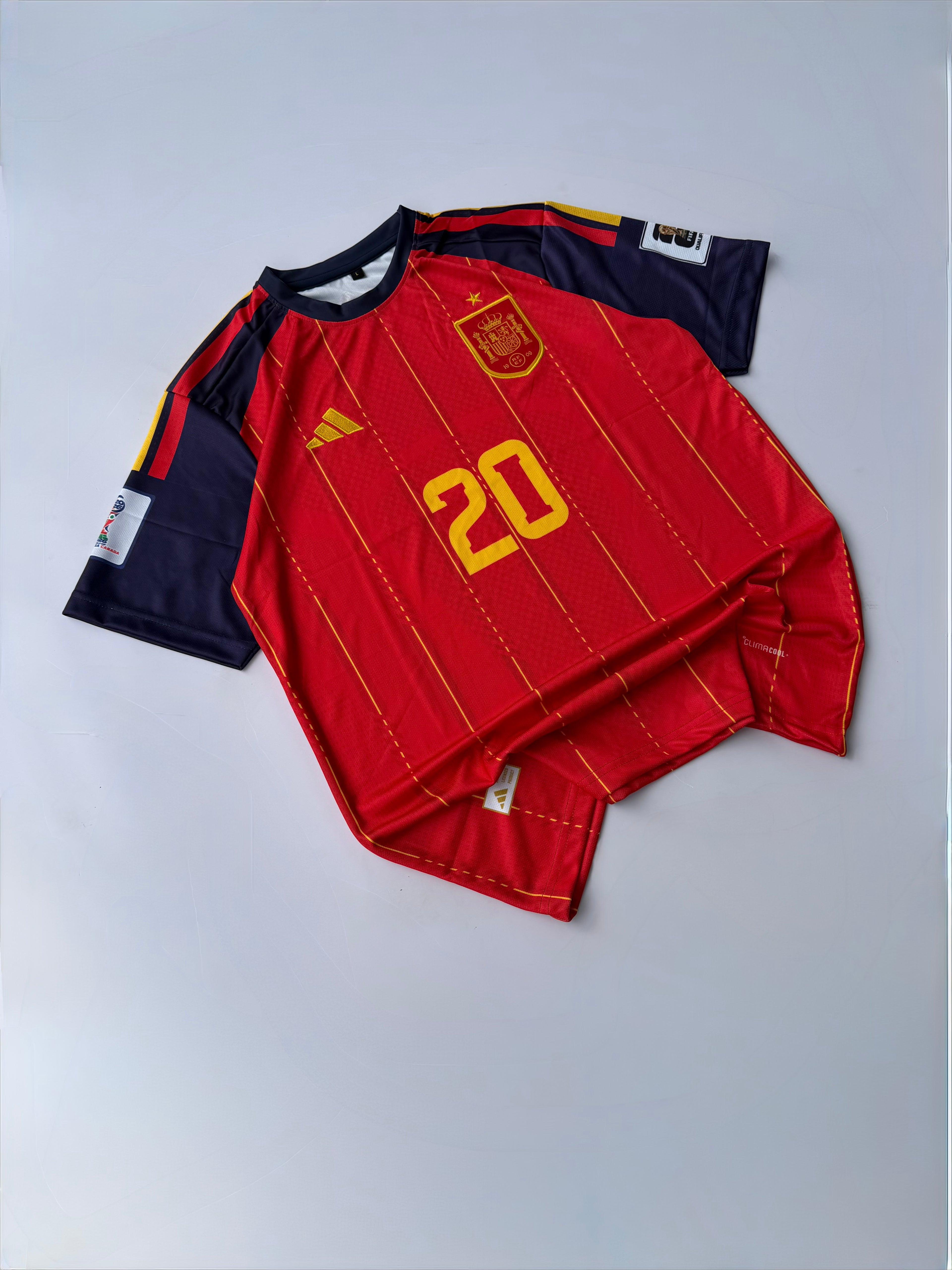 PEDRI 20 SPAIN WORLD CUP HOME KIT 2026
EMBROIDERY