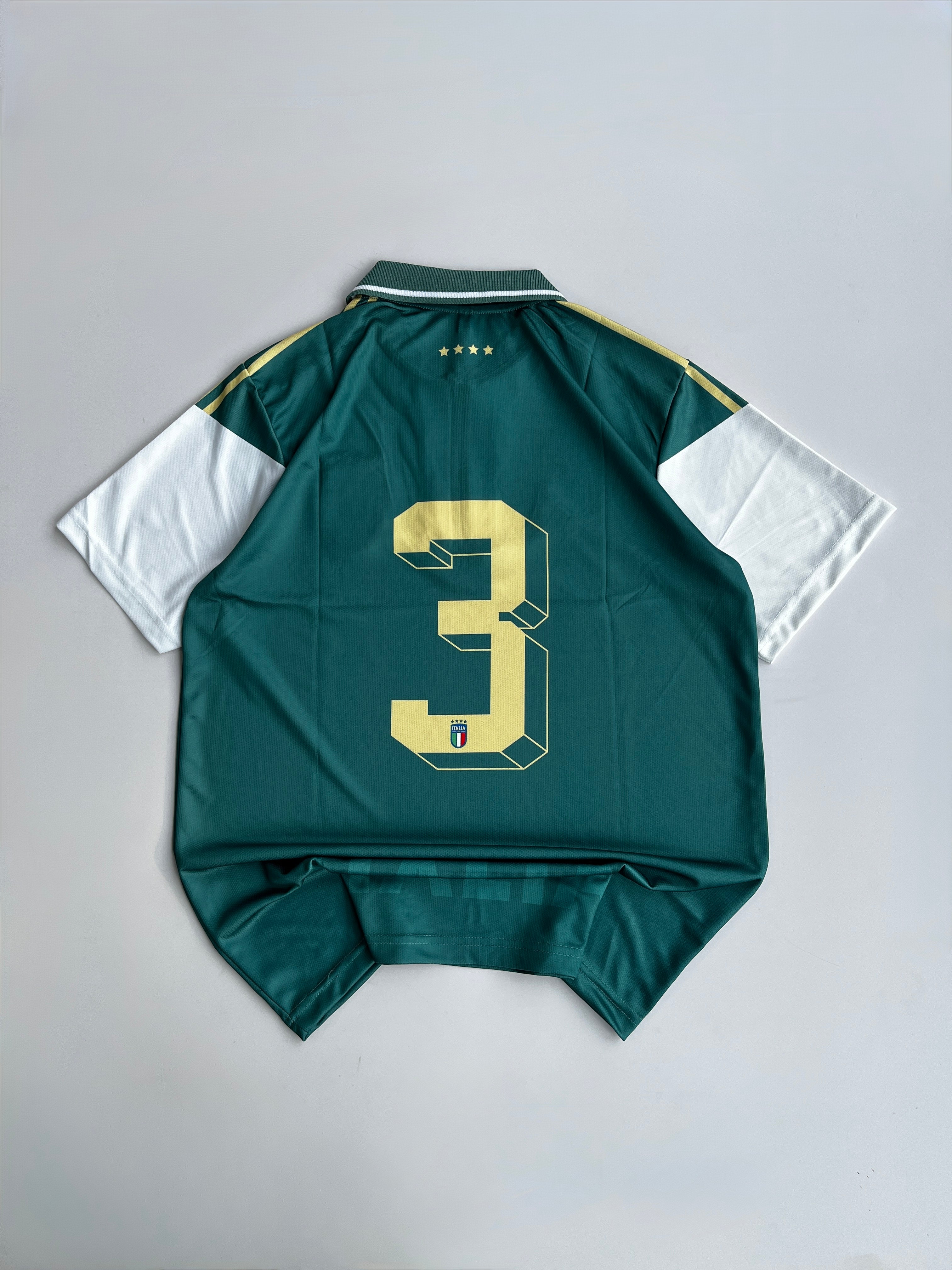 NO NAME 3 ITALY 2026 FIGC PRESENTATION POLO JERSEY EMBROIDERY