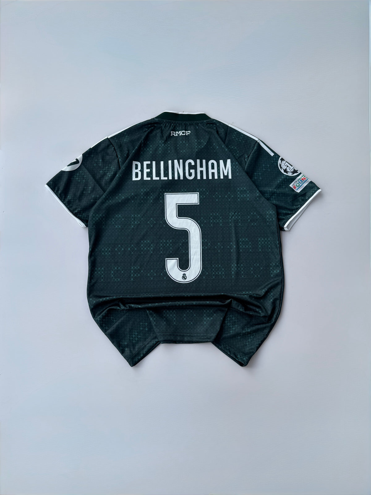 BELLINGHAM 5 REAL MADRID 2026/27 AWAY KIT EMBROIDERY