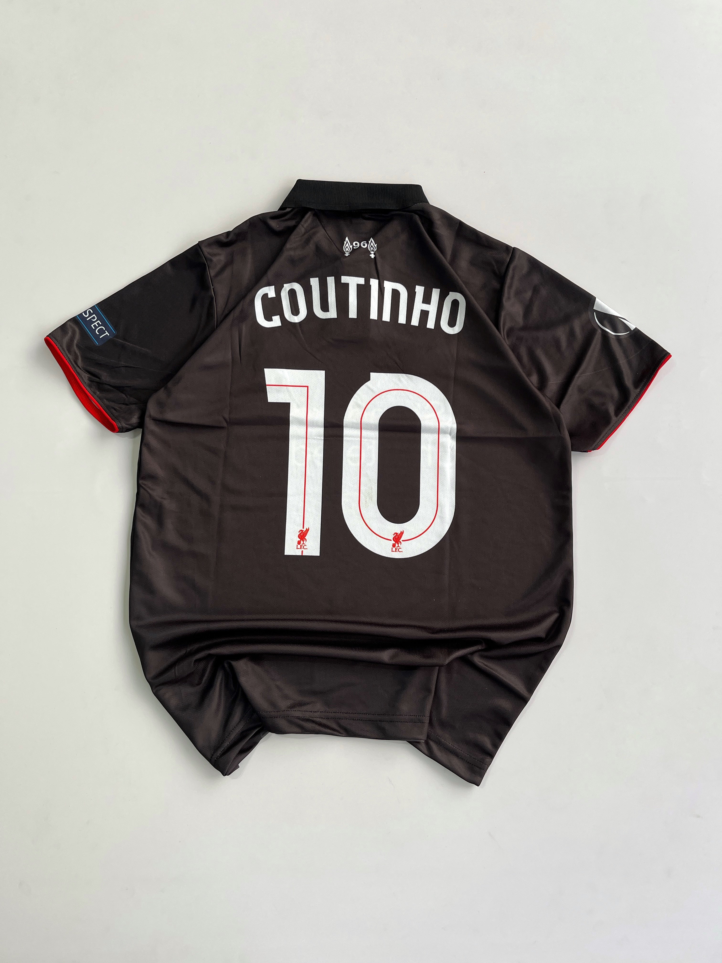 COUTINHO 10 LIVERPOOL  2015/16 THIRD  KIT EMBROIDERY