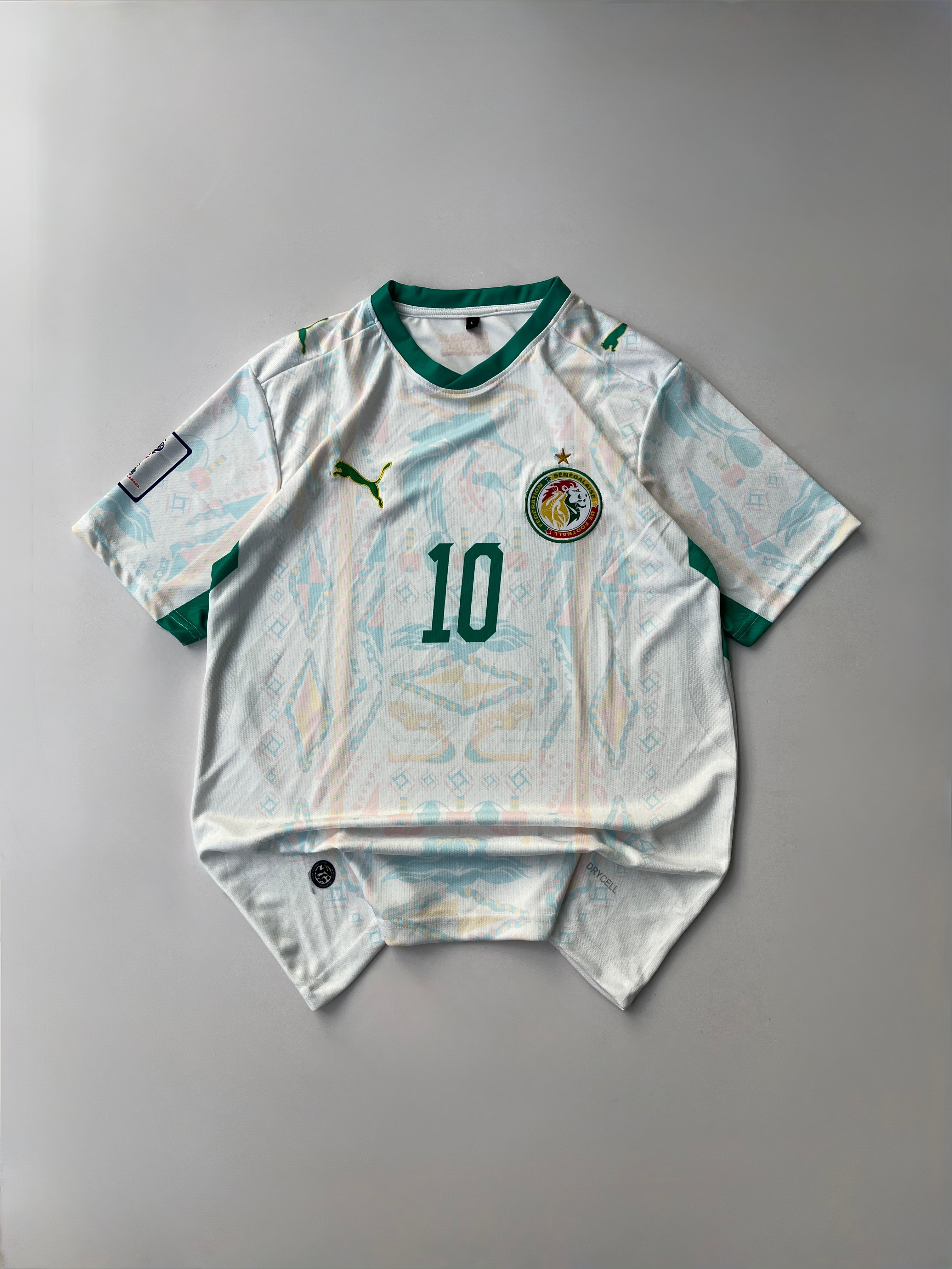 SADIO MANE 10 SENEGAL 25/26 WORLD CUP HOME KIT EMBROIDERY