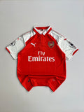 MESUT OZIL 11 ARSENAL 2017-18 HOME KIT EMBROIDERY POLO