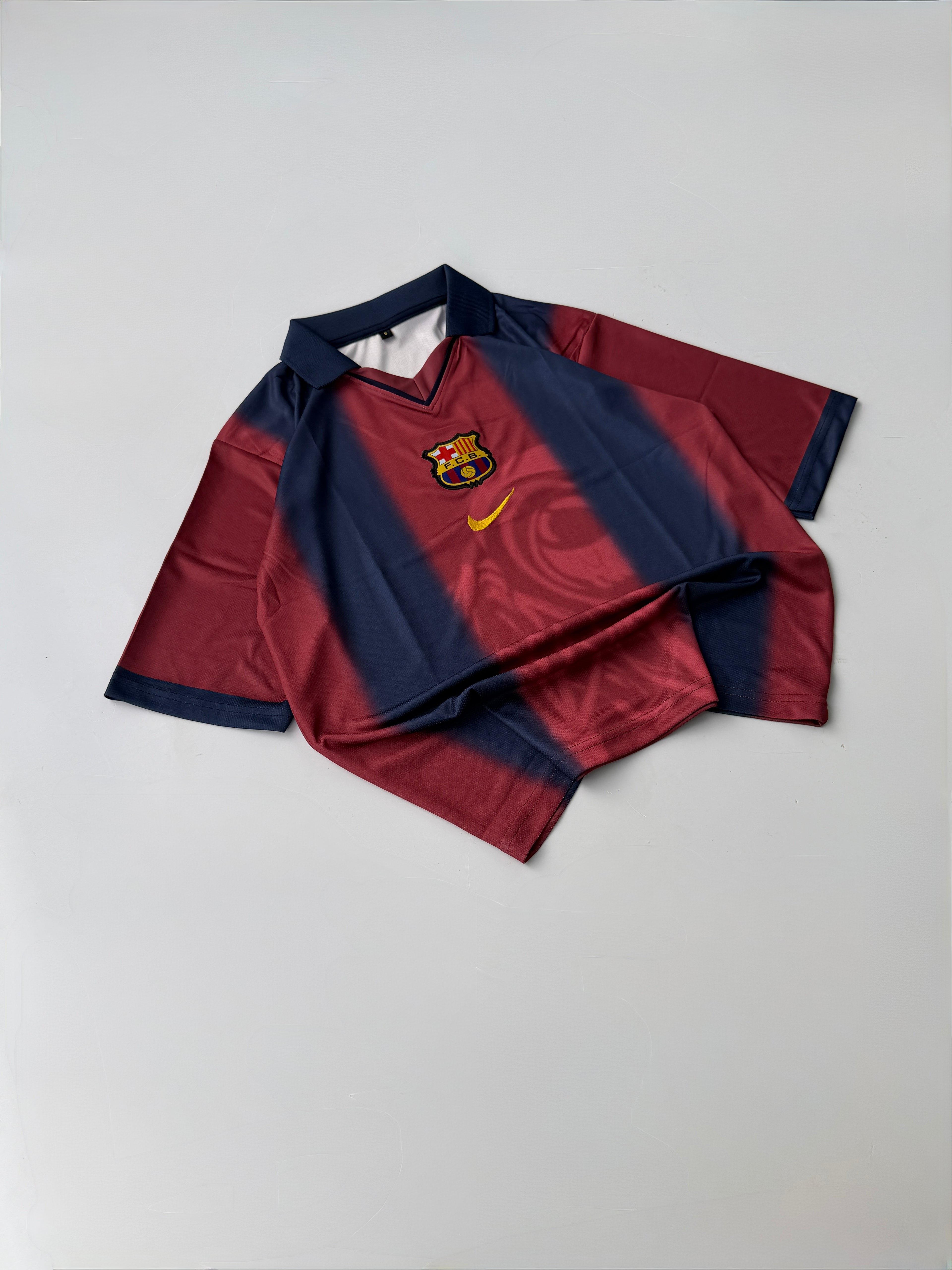 TRAVIS SCOTT X BARCELONA RETRO 2000/01 SPECIAL HOME KIT EMBROIDERY FIVE SLEEVE