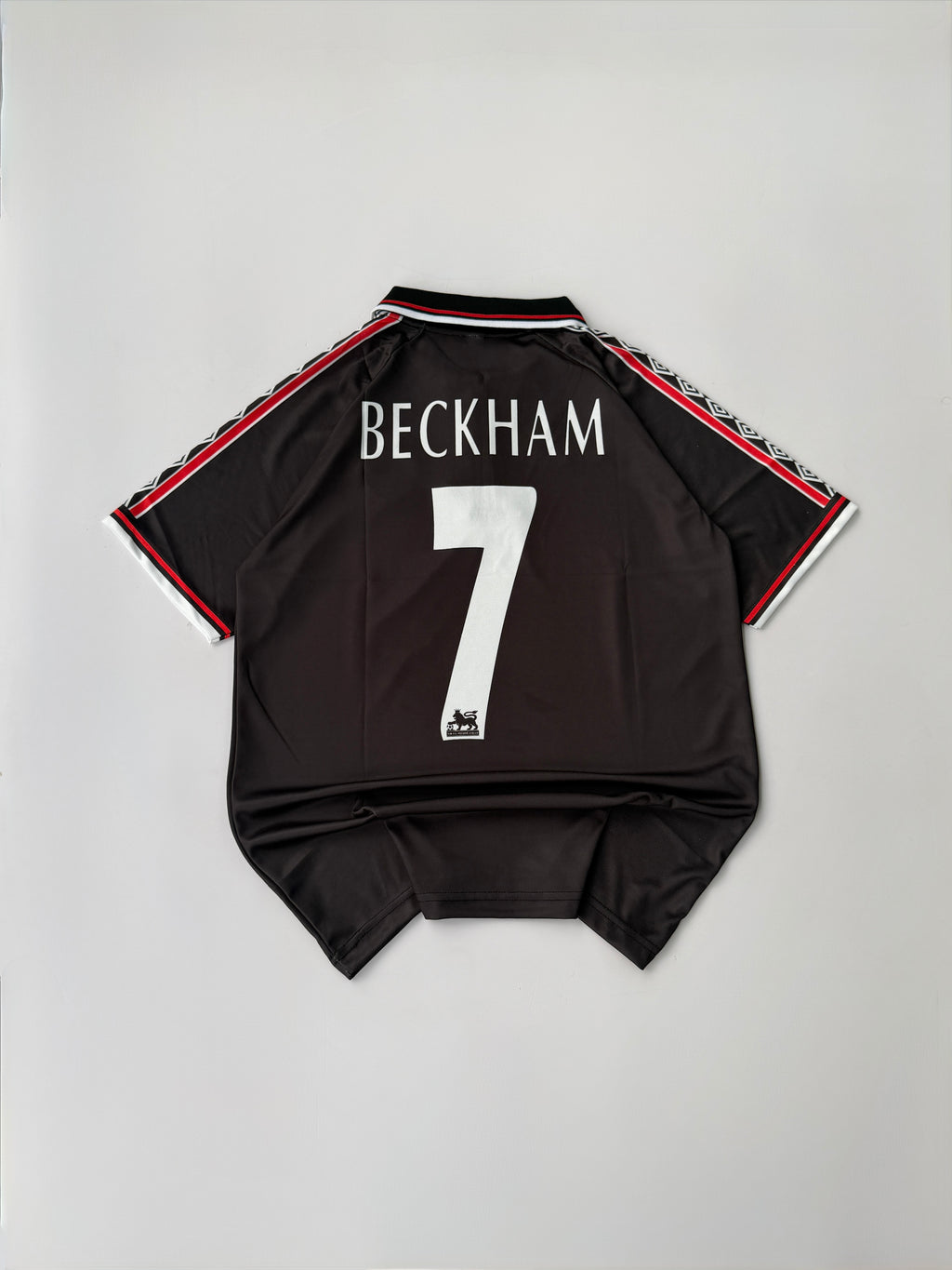 BECKHAM 7 MANCHESTER UNITED 1998/99 RETRO AWAY KIT EMBROIDERY POLO