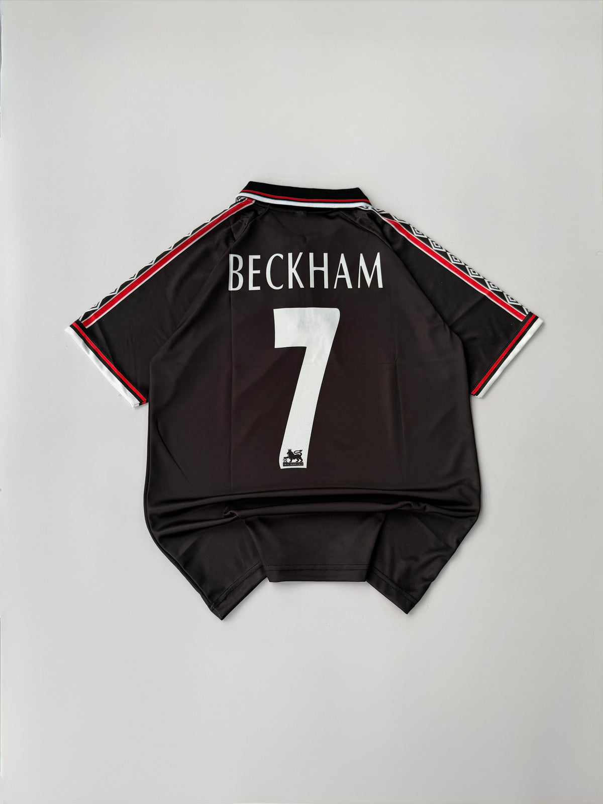 BECKHAM 7 MANCHESTER UNITED 1998/99 RETRO AWAY KIT EMBROIDERY POLO