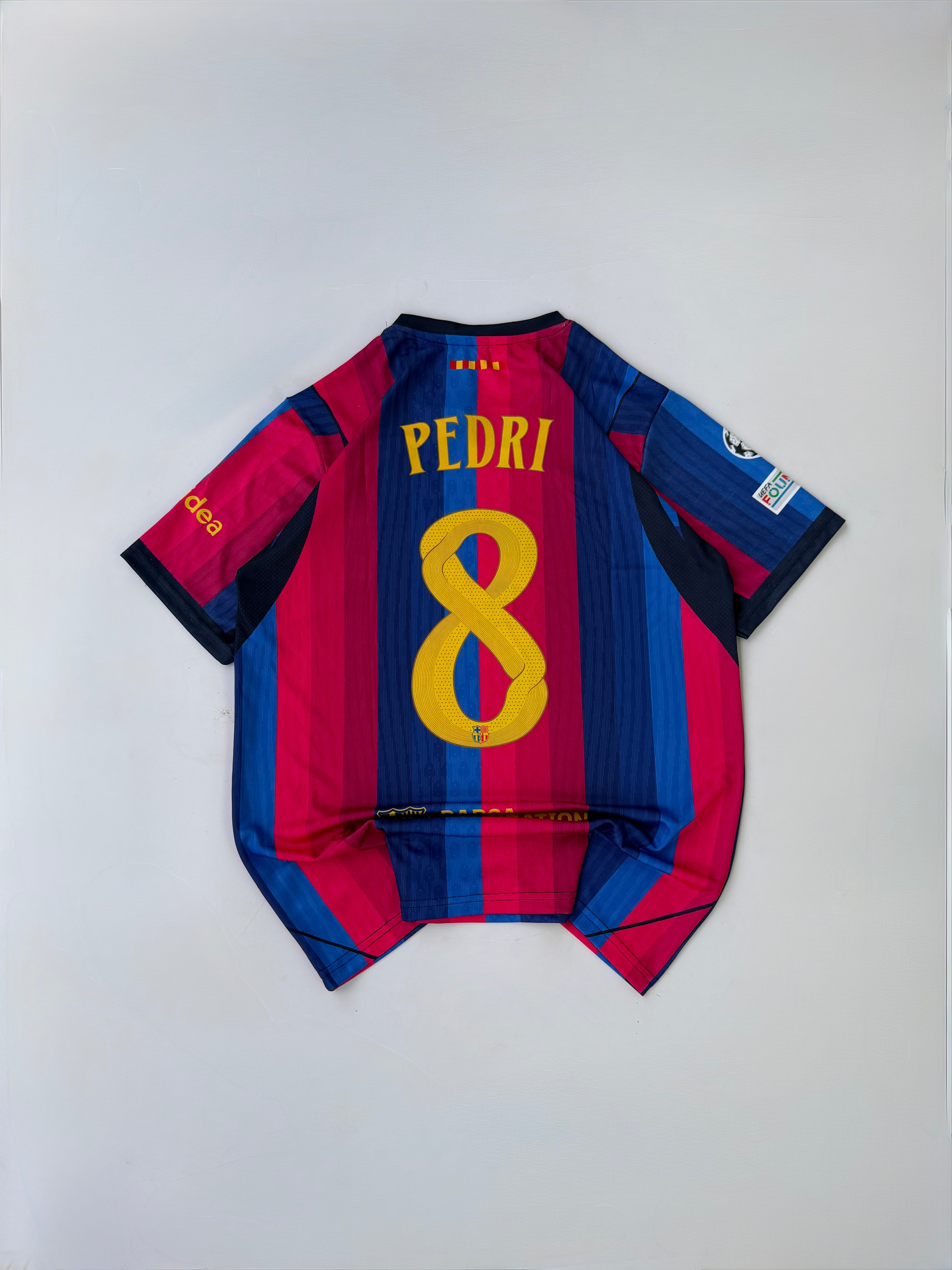 PEDRI 8 BARCELONA 2026/27 NEW SEASON HOME KIT EMBROIDERY