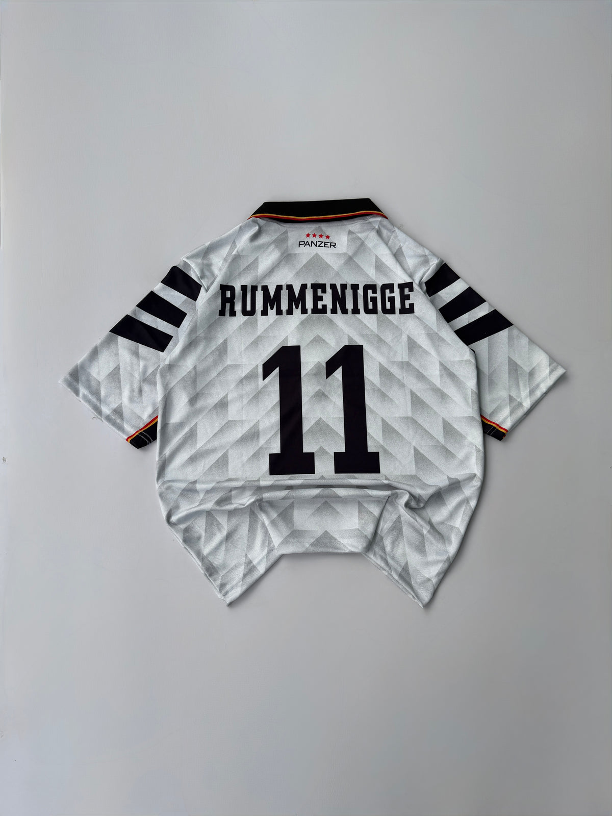 RUMMENIGGE 11 GERMANY NATIONAL TEAM INSPIRED HOME KIT  FIVE SLEEVE EMBROIDERY
