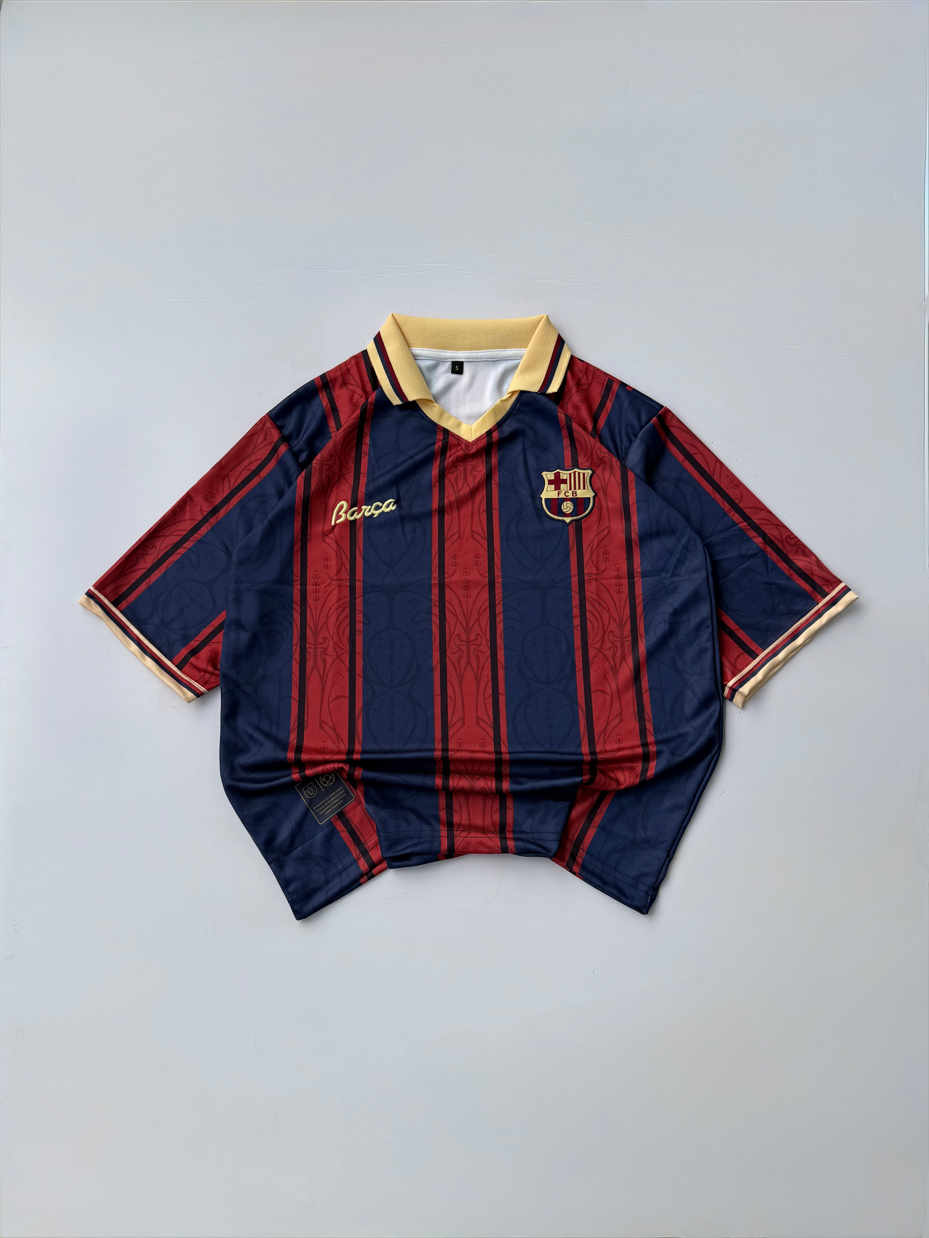 CRUYFF 9 BARCELONA 125th ANNIVERSARY SPECIAL KIT FIVE SLEEVE EMBROIDERY