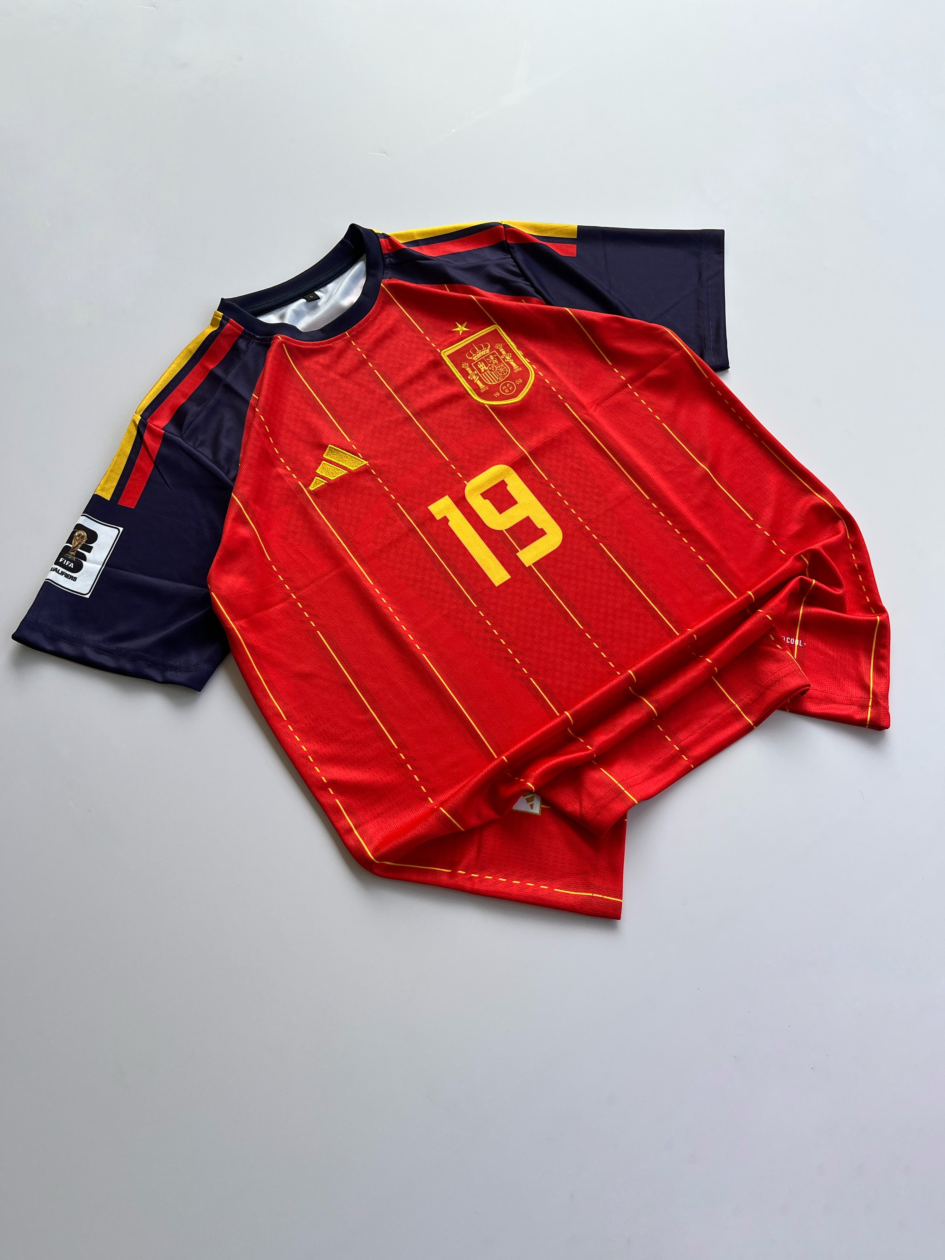 LAMINE YAMAL 19 SPAIN WORLD CUP HOME KIT 2026
EMBROIDERY