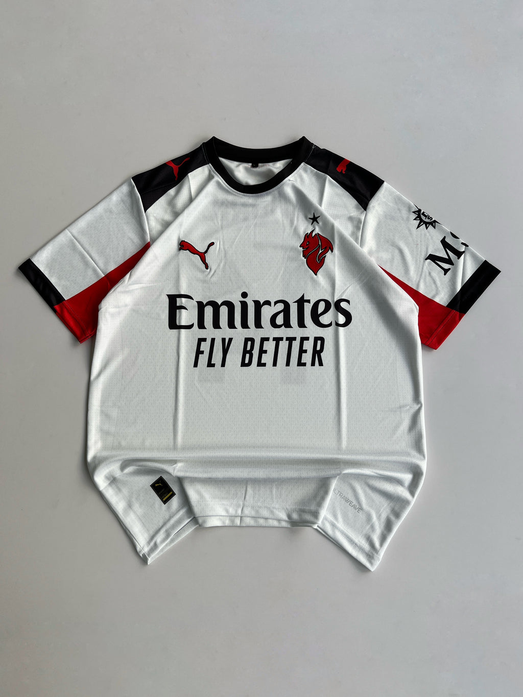 LUKA MODRIC 14 AC MILAN 25-26 THIRD KIT EMBROIDERY