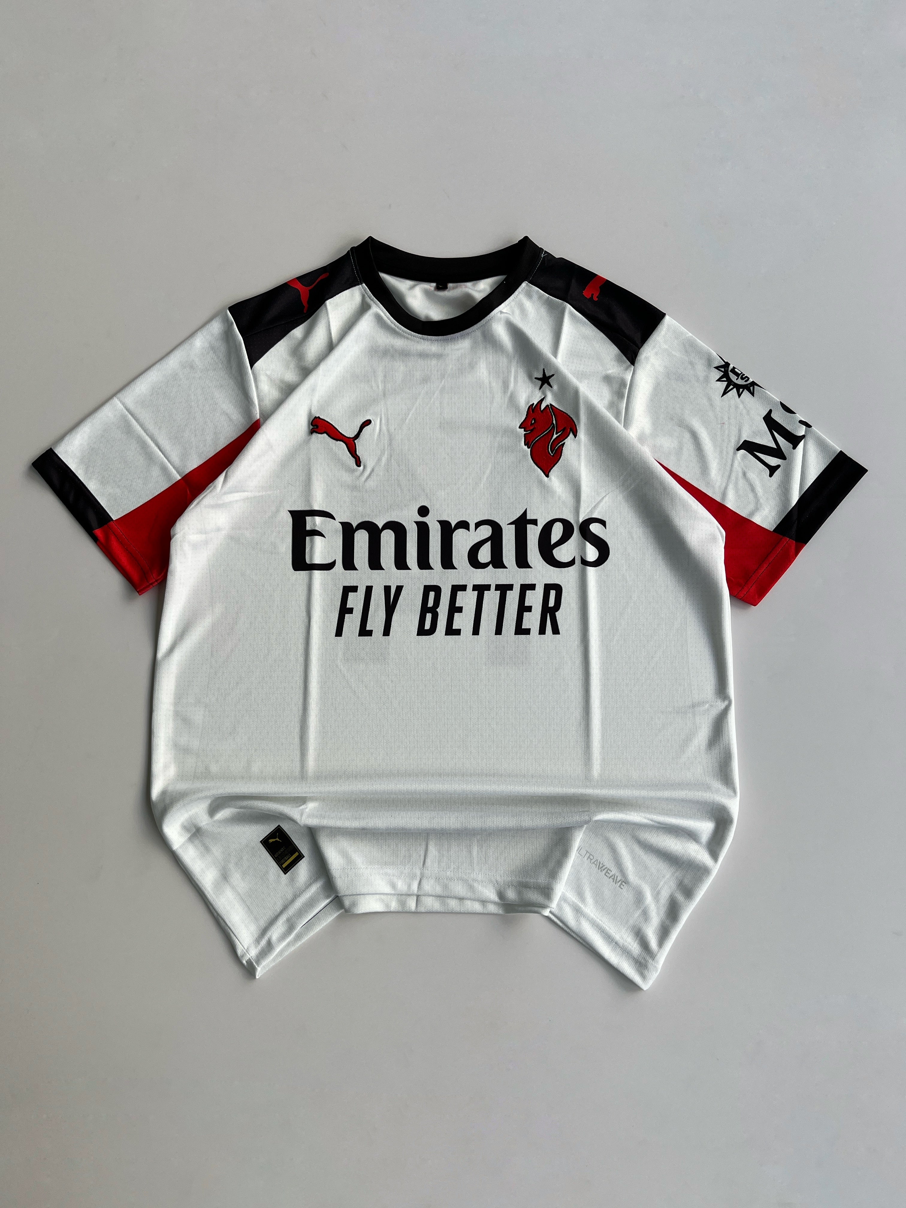 LUKA MODRIC 14 AC MILAN 25-26 THIRD KIT EMBROIDERY