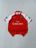 OZIL 11 ARSENAL 2017/18 HOME KIT EMBROIDERY POLO