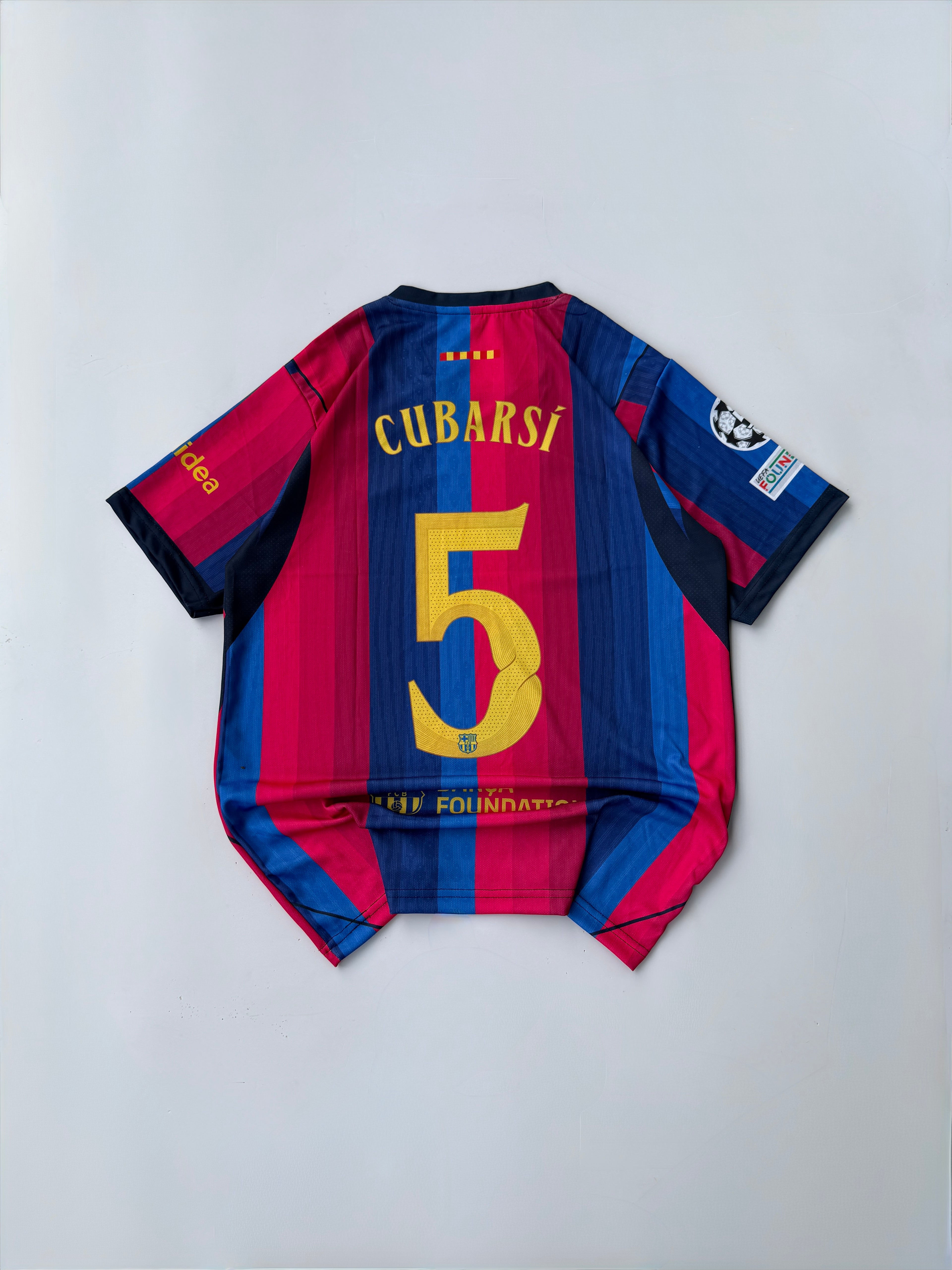 CUBARSI 5 BARCELONA 2026/27 NEW SEASON HOME KIT EMBROIDERY