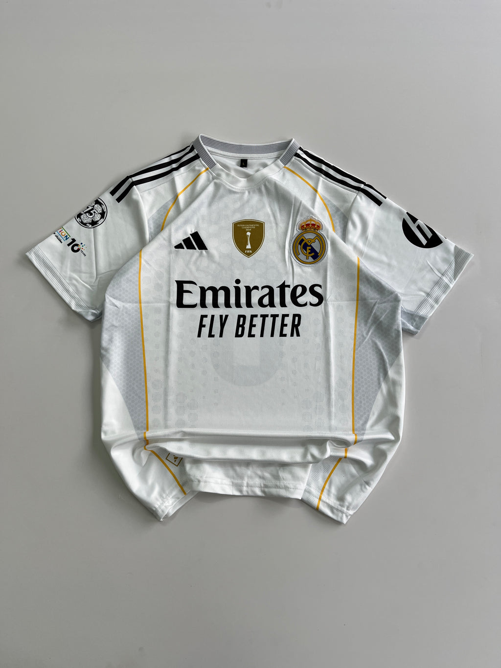 VALVERDE 8 REAL MADRID 2025/26 SEASON HOME  KIT EMBROIDERY