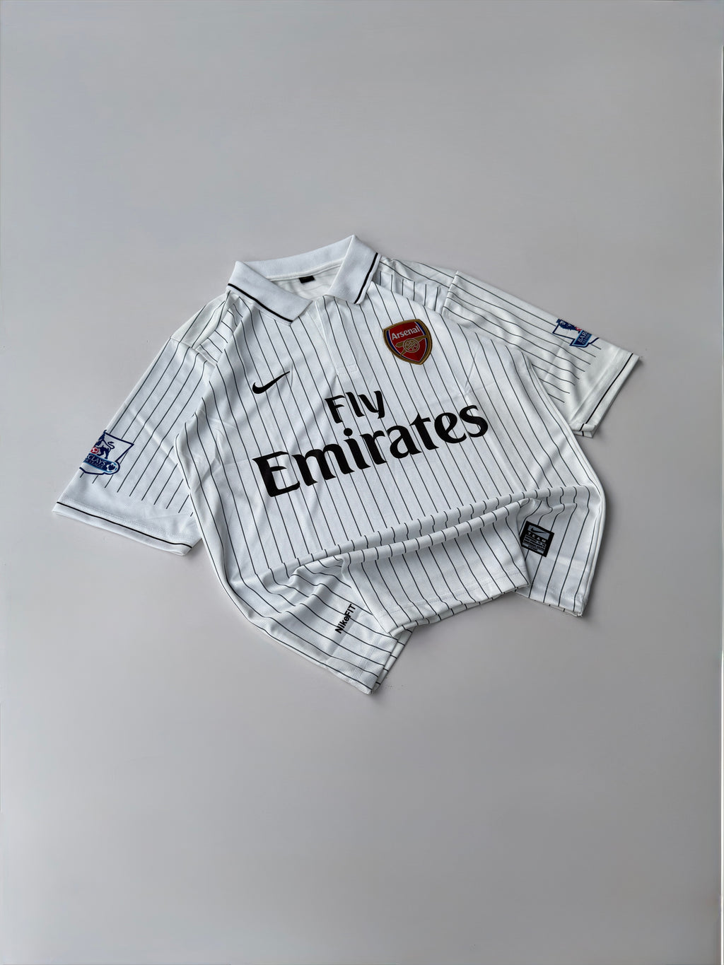 FABREGAS 4 ARSENAL 2009/10 RETRO THIRD KIT EMBROIDERY FIVE SLEEVE