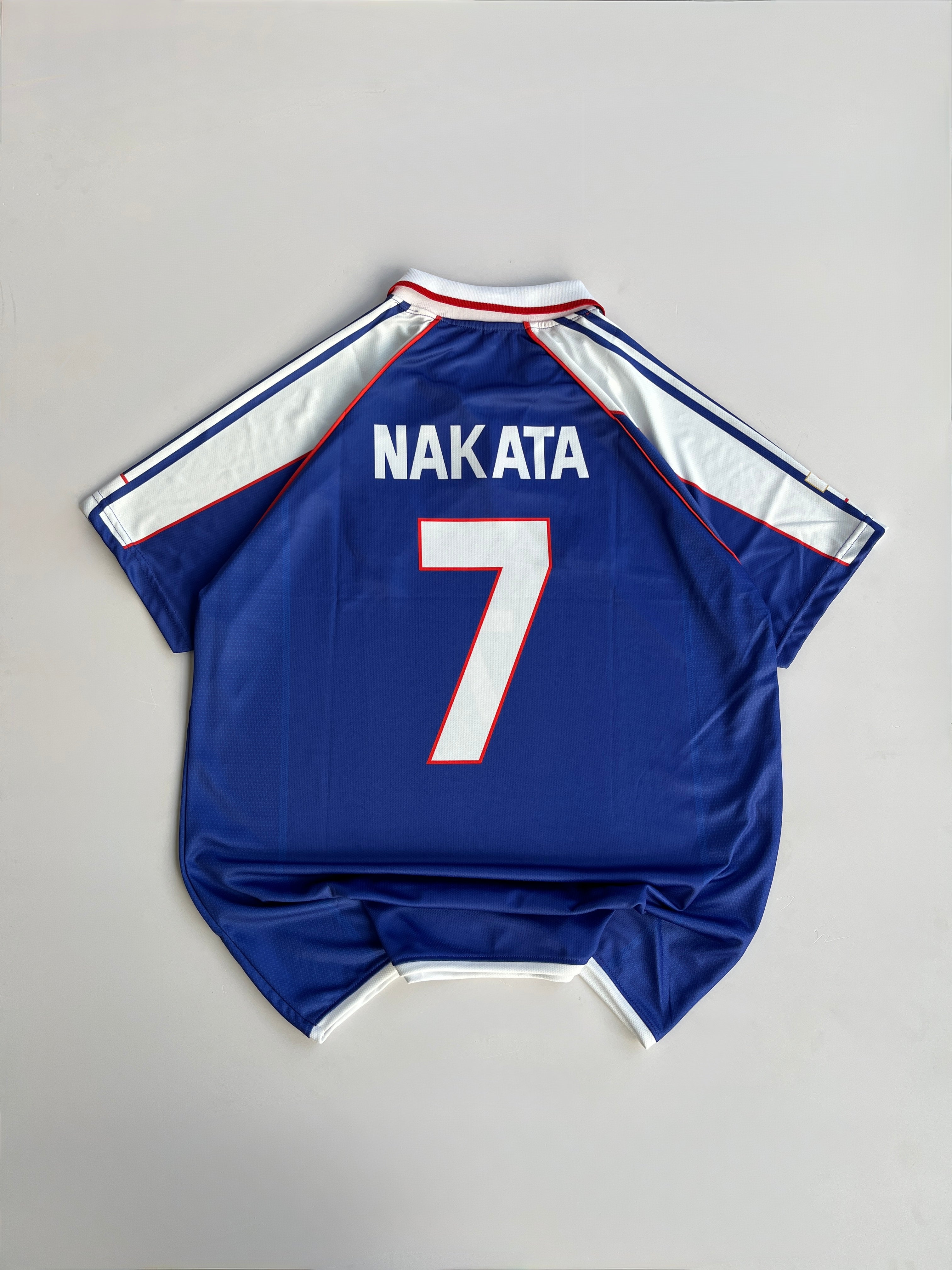 NAKATA 7 JAPAN 2000/01 RETRO HOME KIT EMBROIDERY POLO